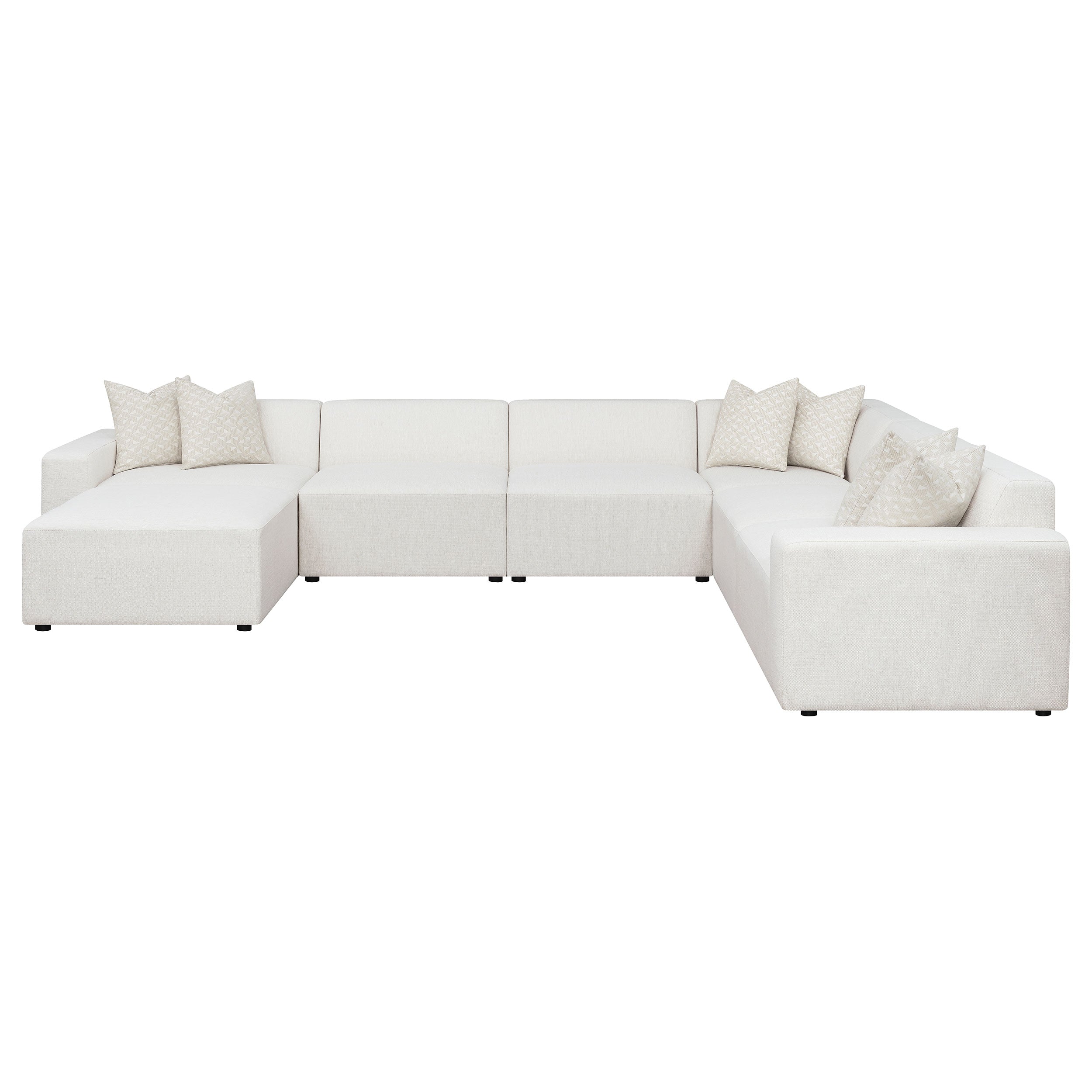 Freddie  Upholstered Modular Sectional Sofa Pearl