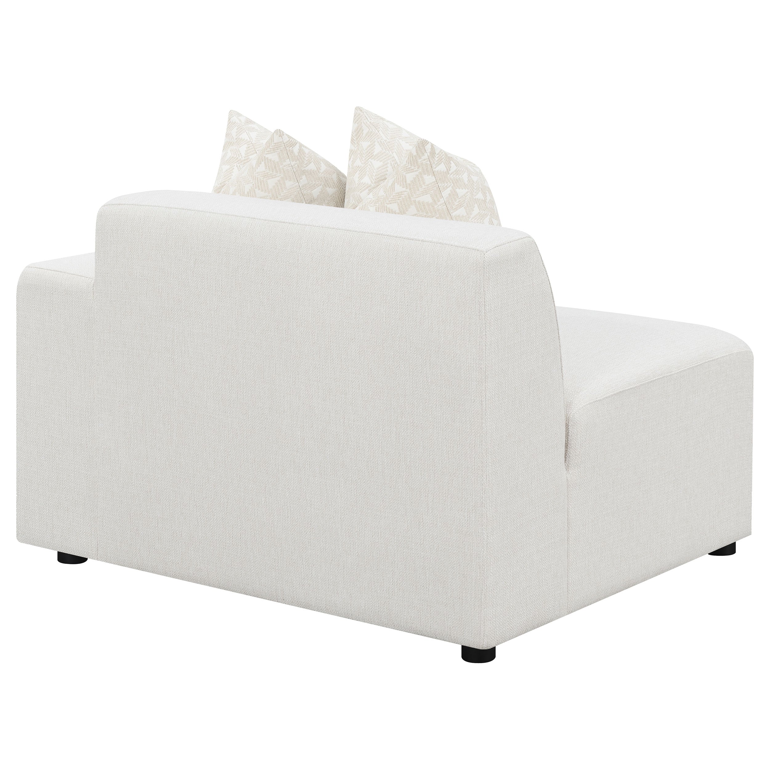 Freddie Upholstered Corner Chair Pearl