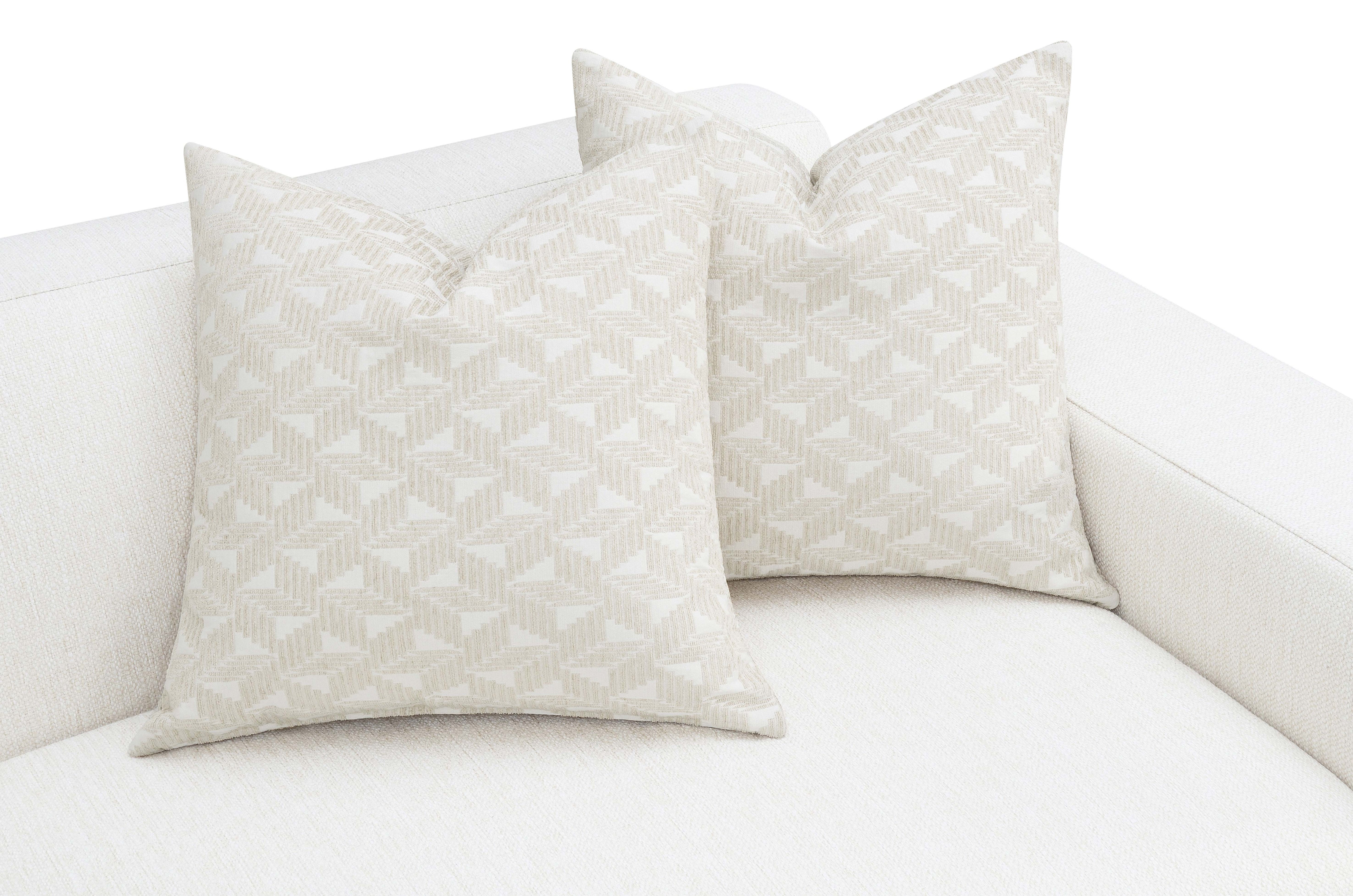 Freddie Upholstered Corner Chair Pearl