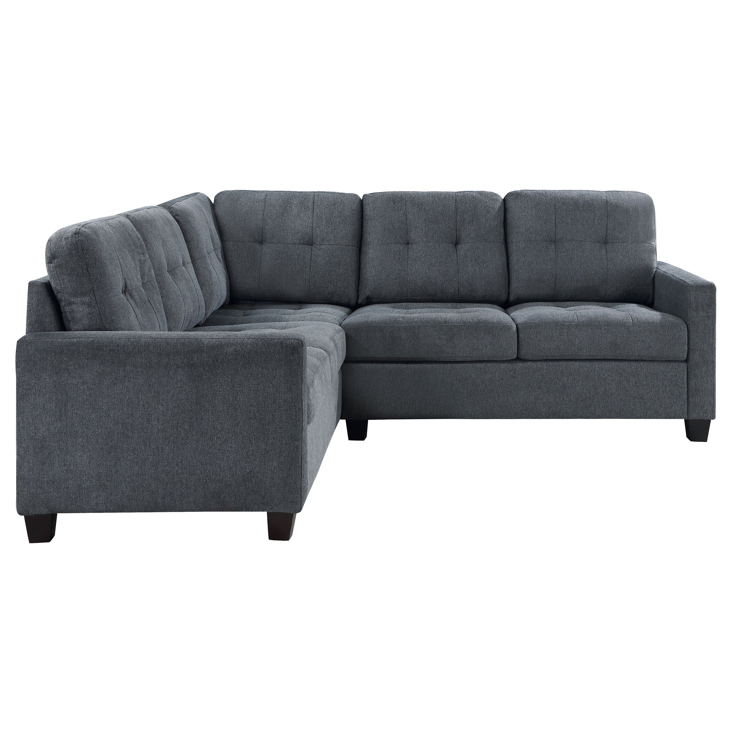 Georgina  Upholstered Sectional Sofa Steel Beige