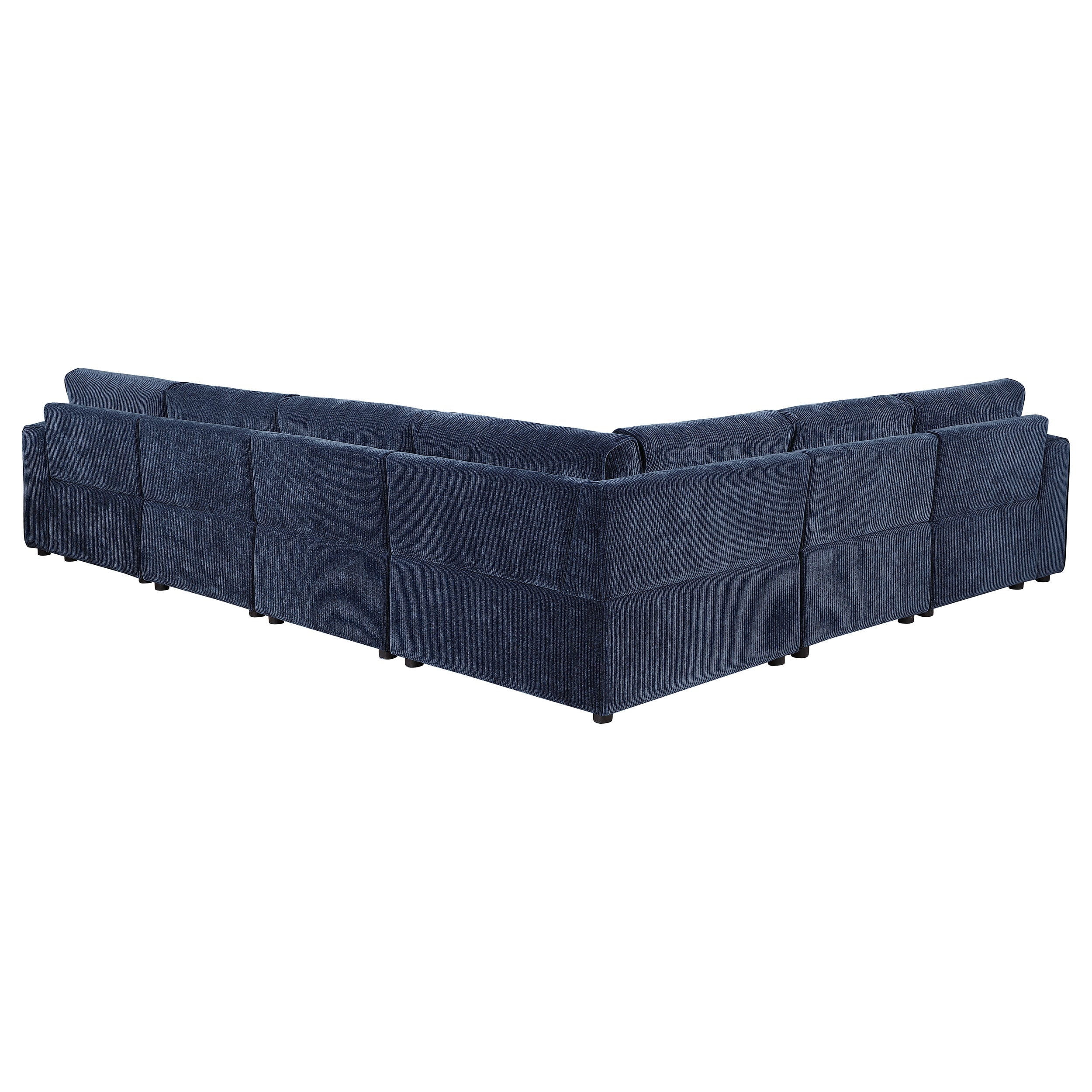 Atlantic Upholstered Modular Sectional Sofa Blue