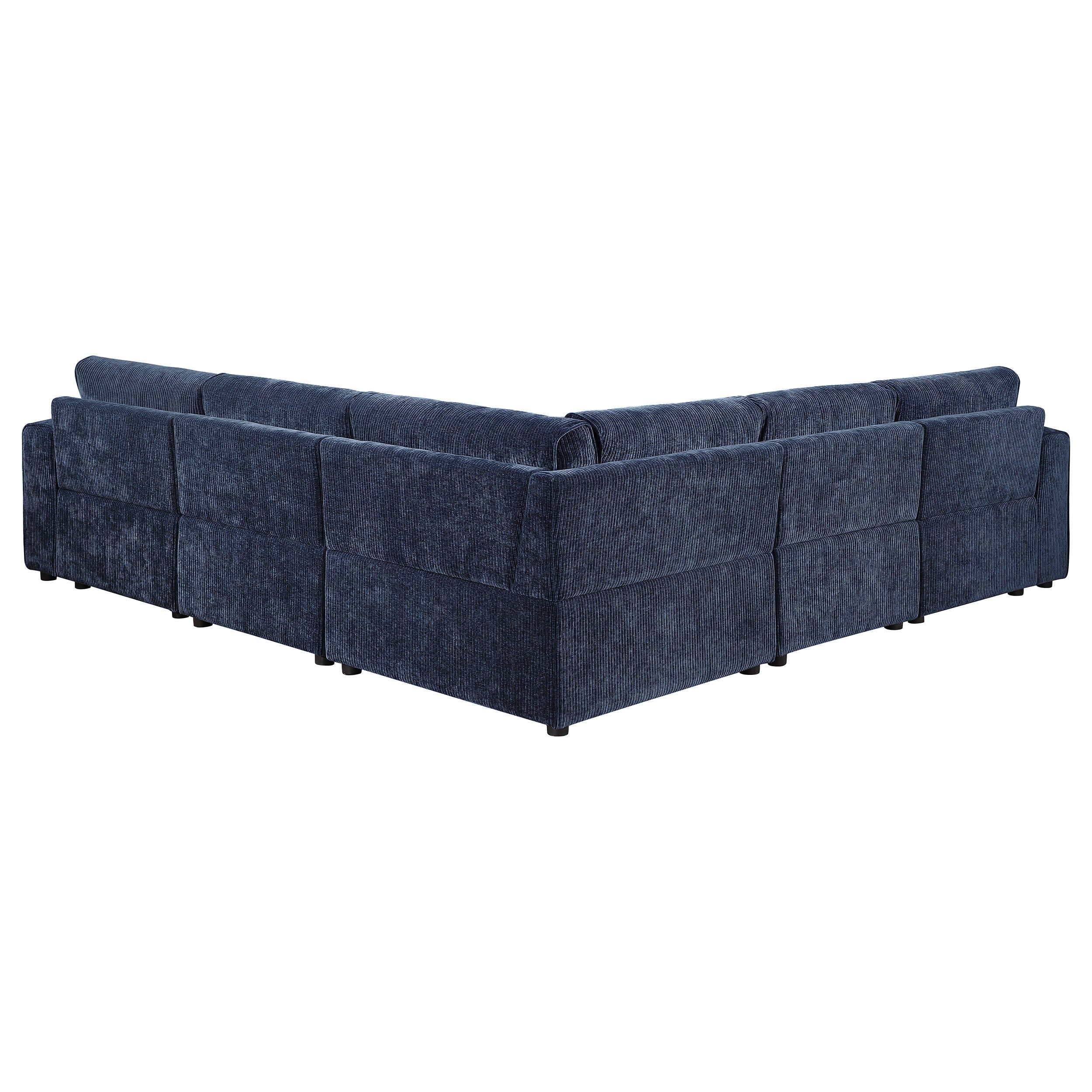 Atlantic Upholstered Modular Sectional Sofa Blue