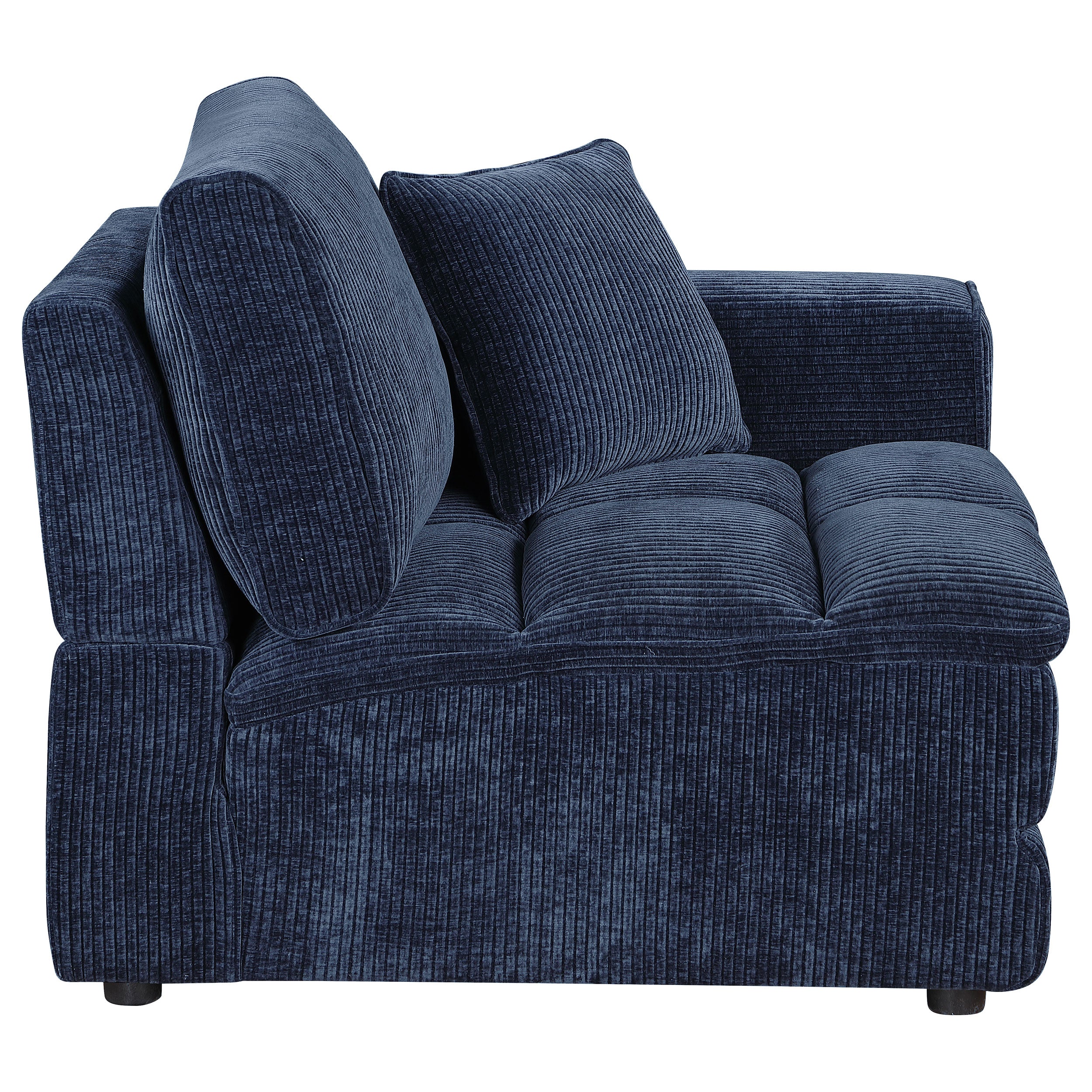 Atlantic 6-piece Upholstered Modular Sectional Sofa Blue
