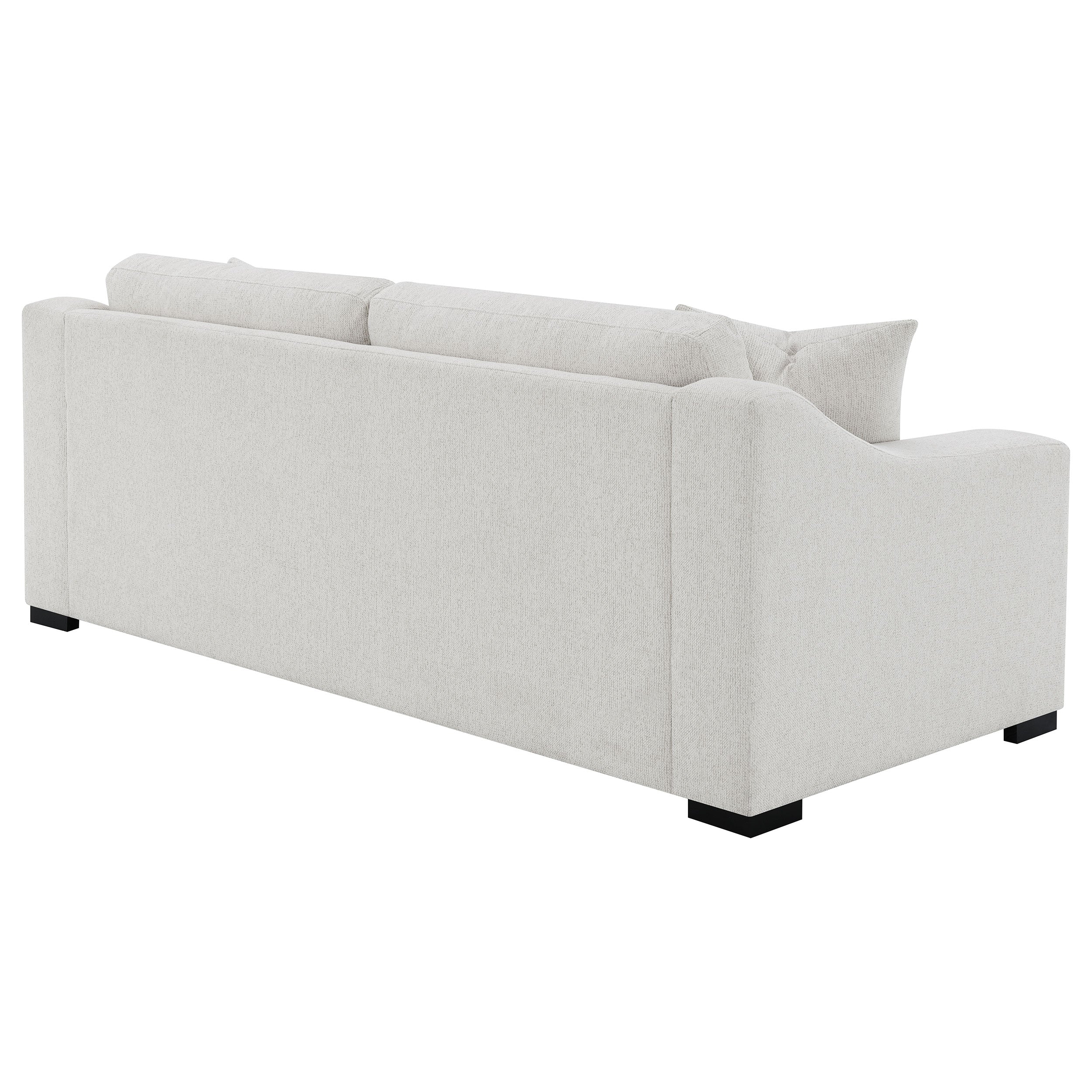 Ashlyn Fabric Upholstered Track Arm Sofa Sand