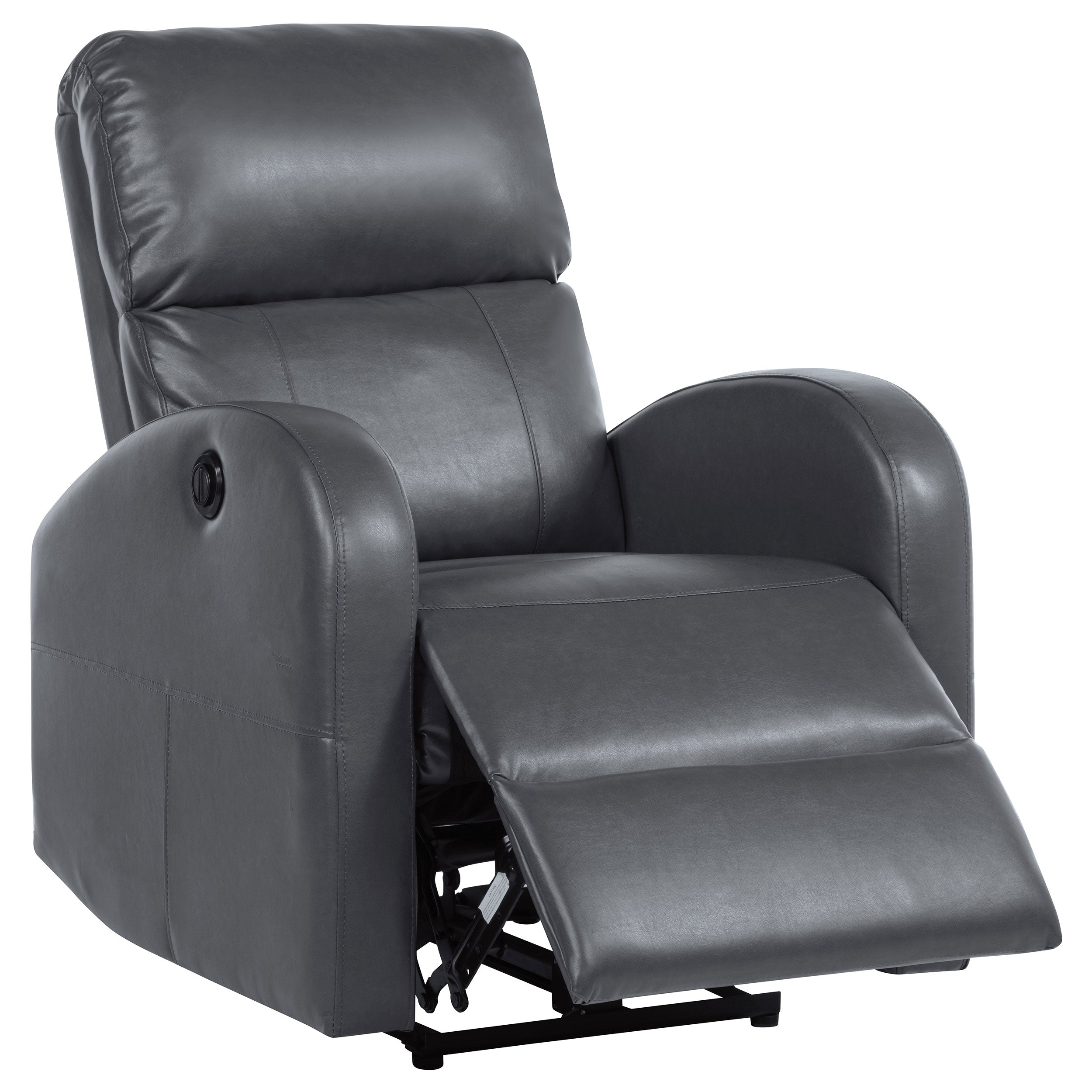 Grant Upholstered Power Recliner Chair Brown