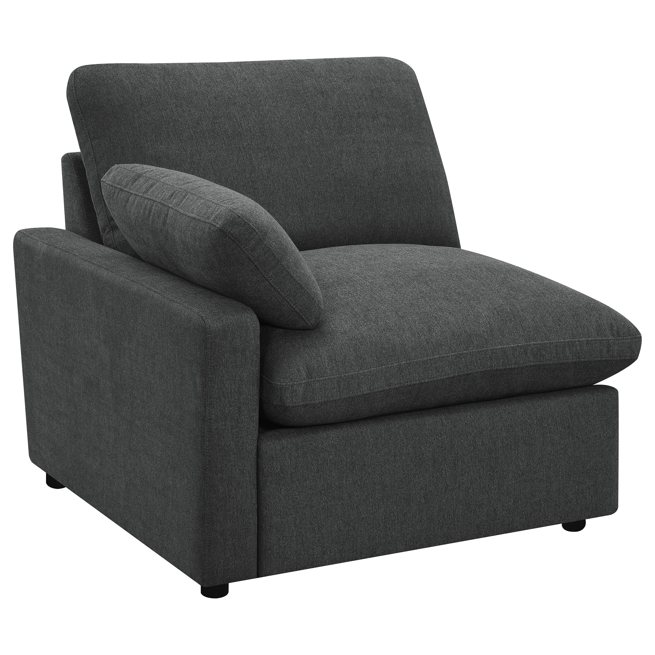 Collins Modular Power Armless Recliner Dark Grey