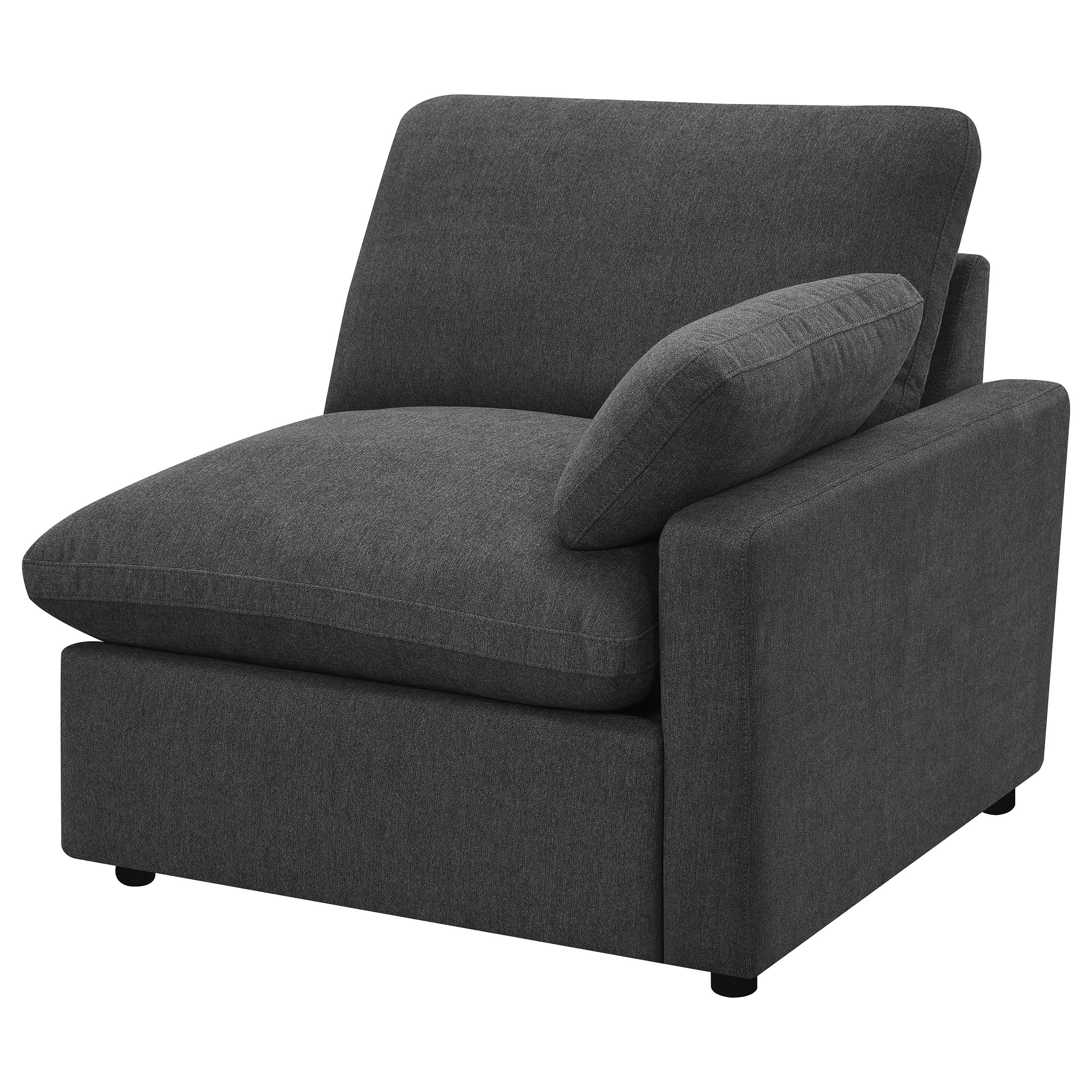 Collins Modular Power Armless Recliner Dark Grey