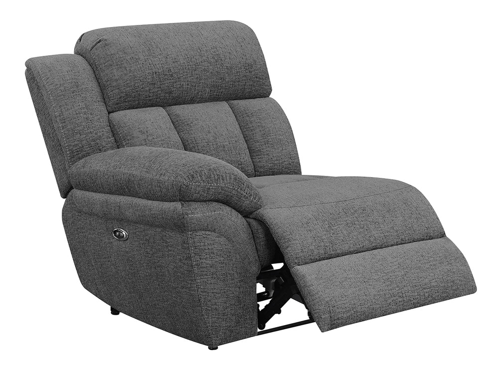 Bahrain UpholsteredRecliner Charcoal