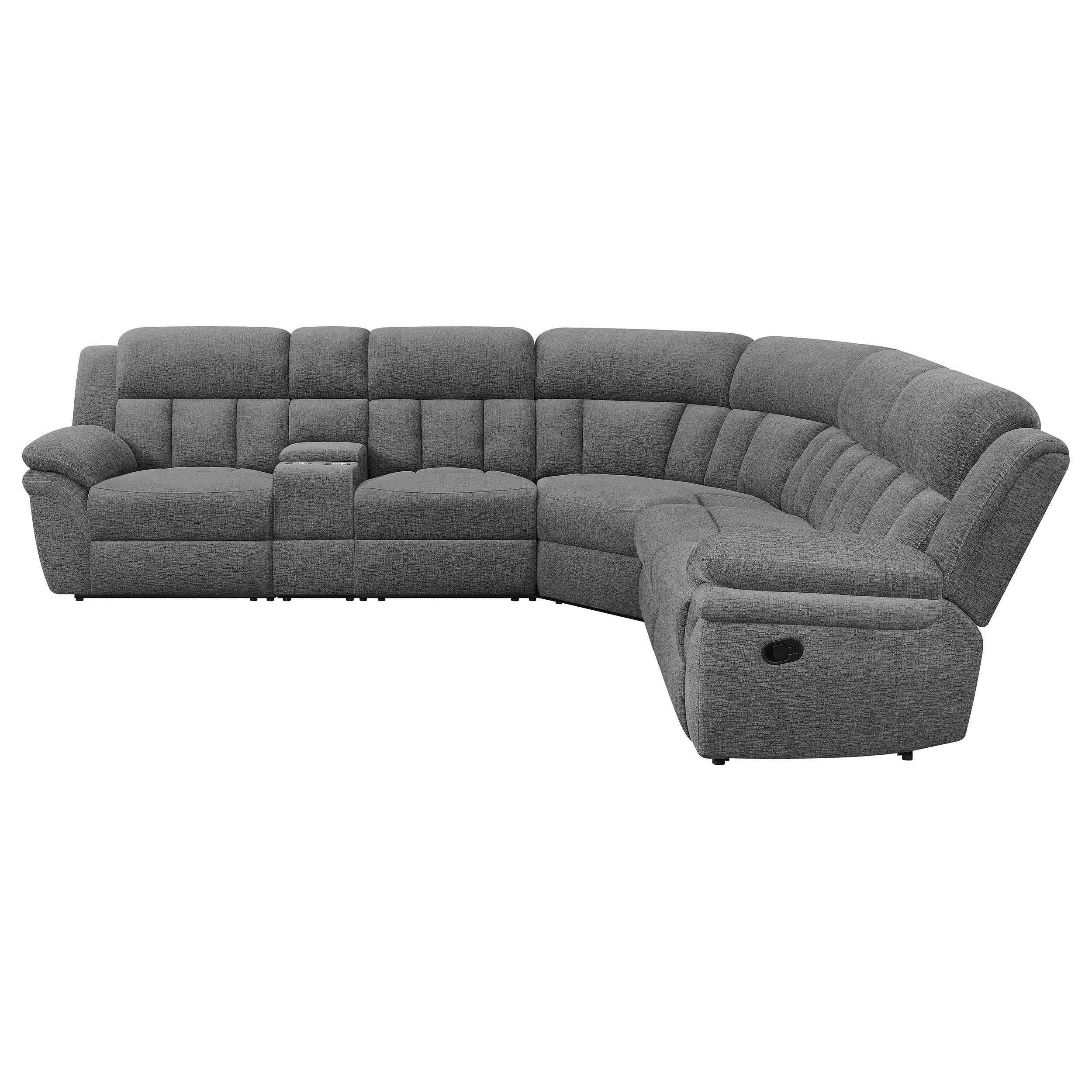Bahrain Modular Power Reclining Sectional Charcoal