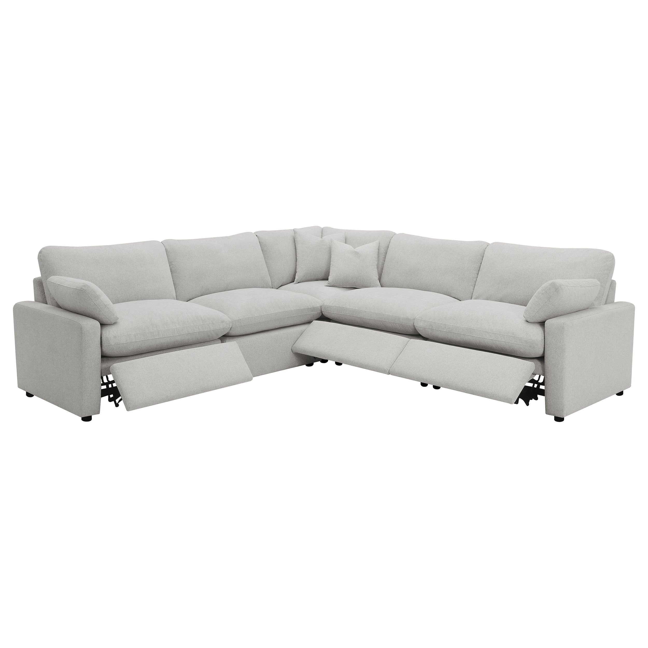 Collins Modular Power Reclining Sectional Dark Grey