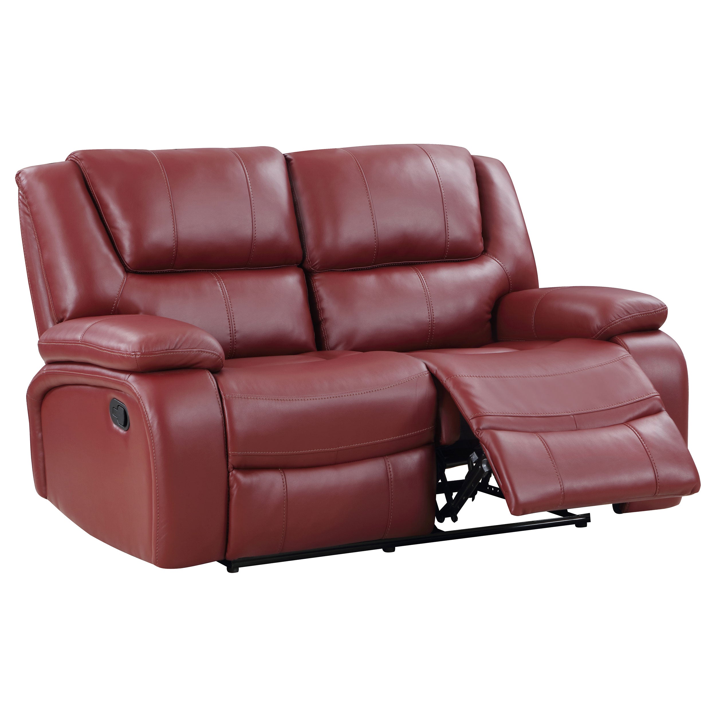 Camila  Upholstered Motion Reclining Sofa Set Black