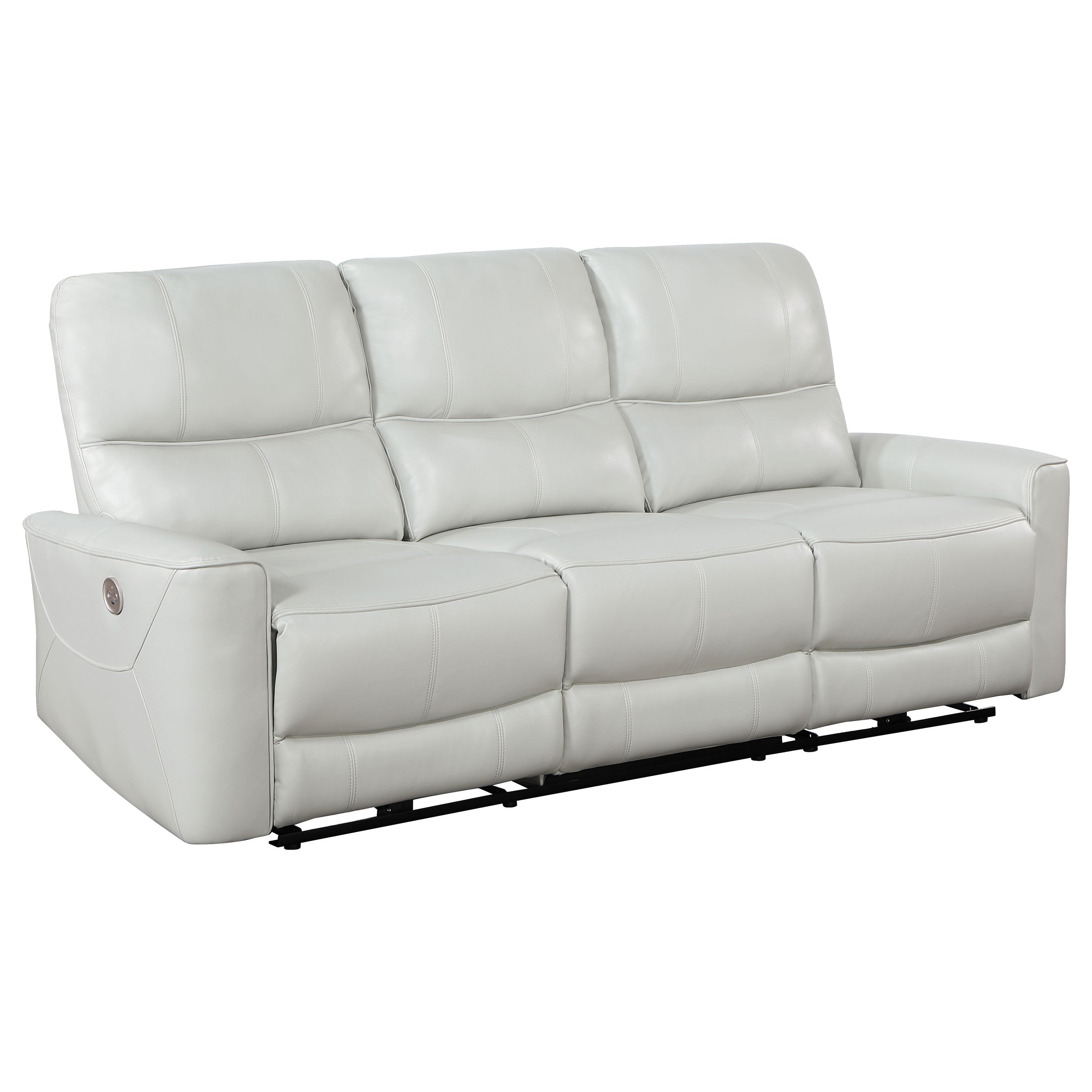 Greenfield  Power Reclining Sofa Set Dove Grey