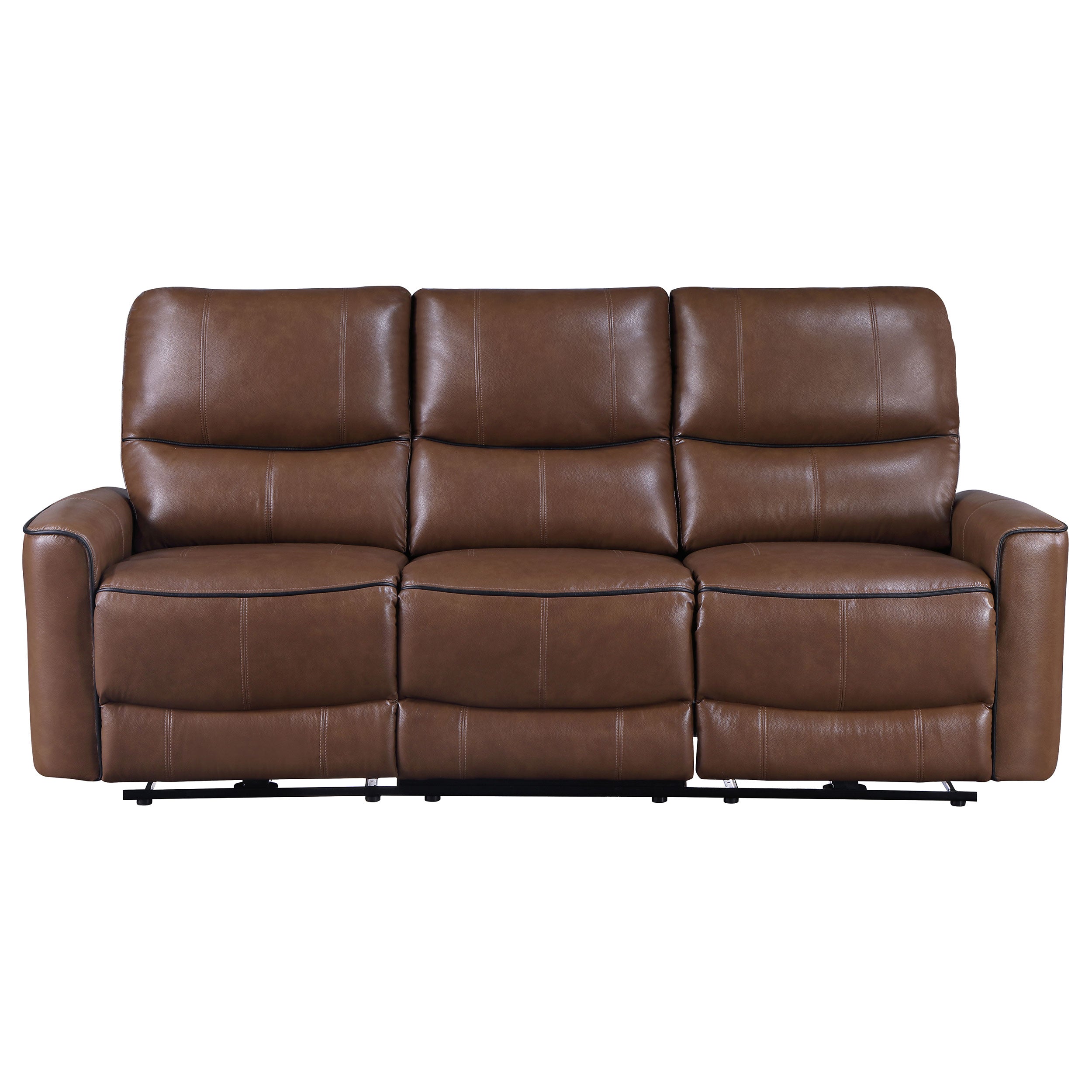 Greenfield Upholstered Power Reclining Sofa Dove Grey