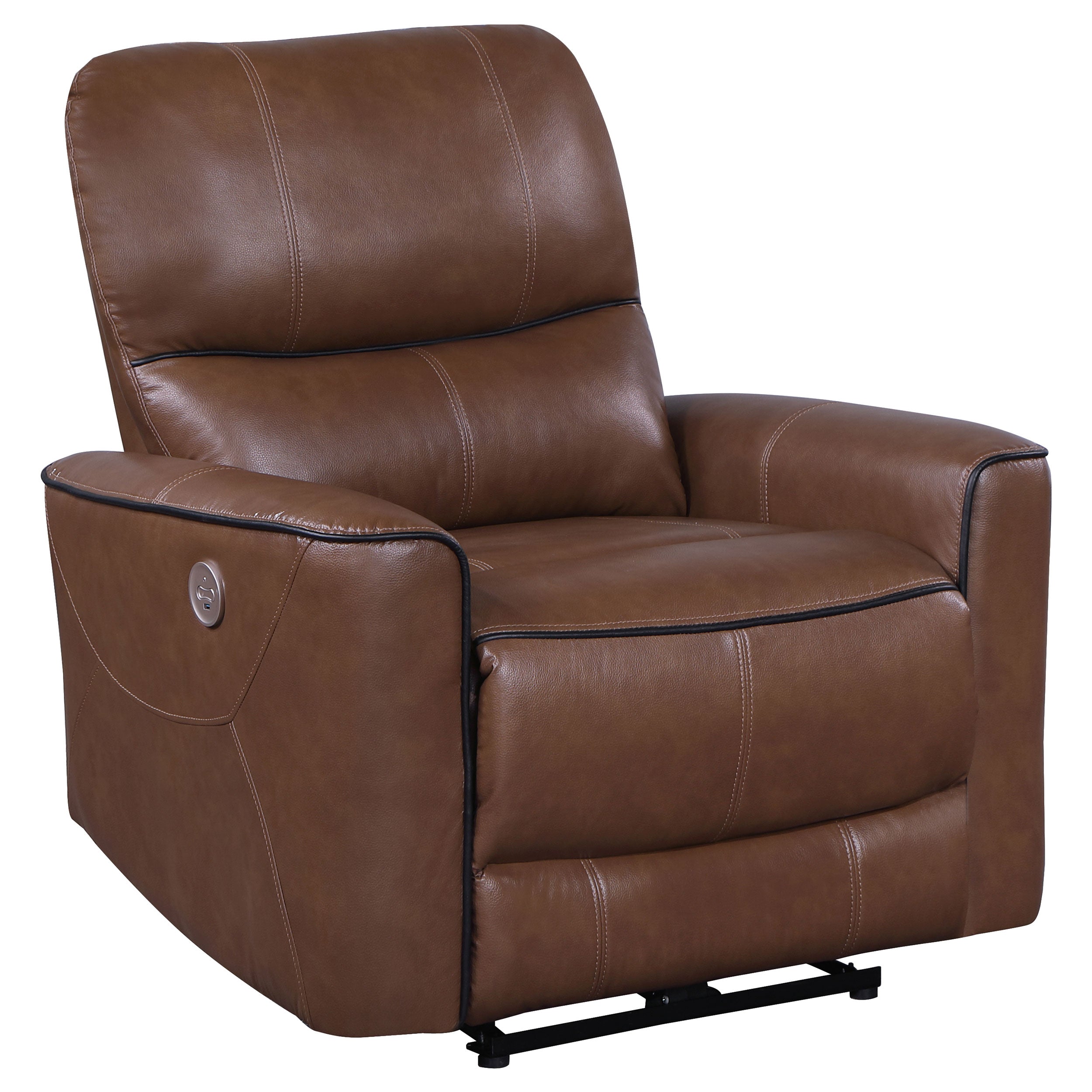 Greenfield Upholstered Power Recliner Chair Dove Grey