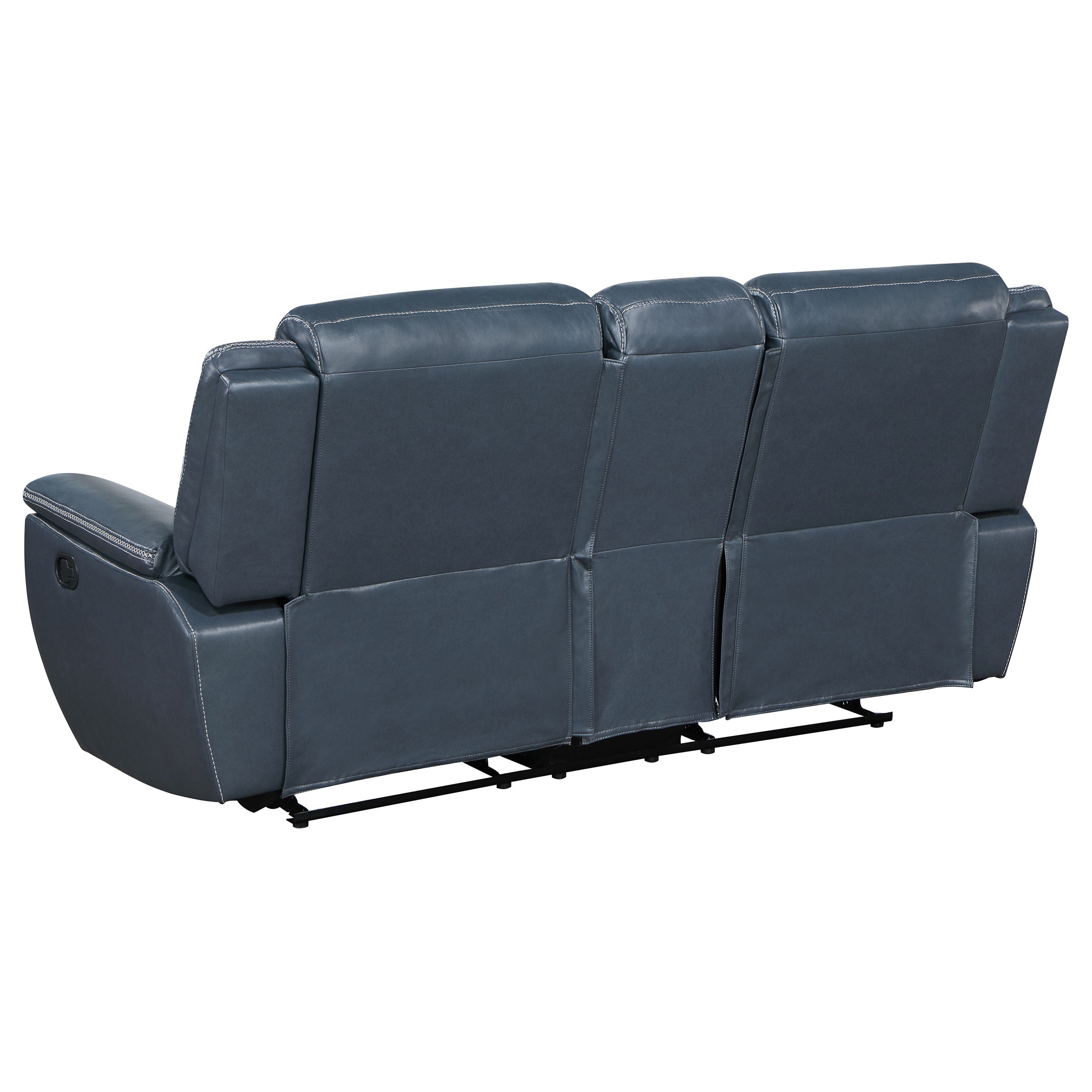 Sloane  Upholstered Reclining Sofa Set Blue