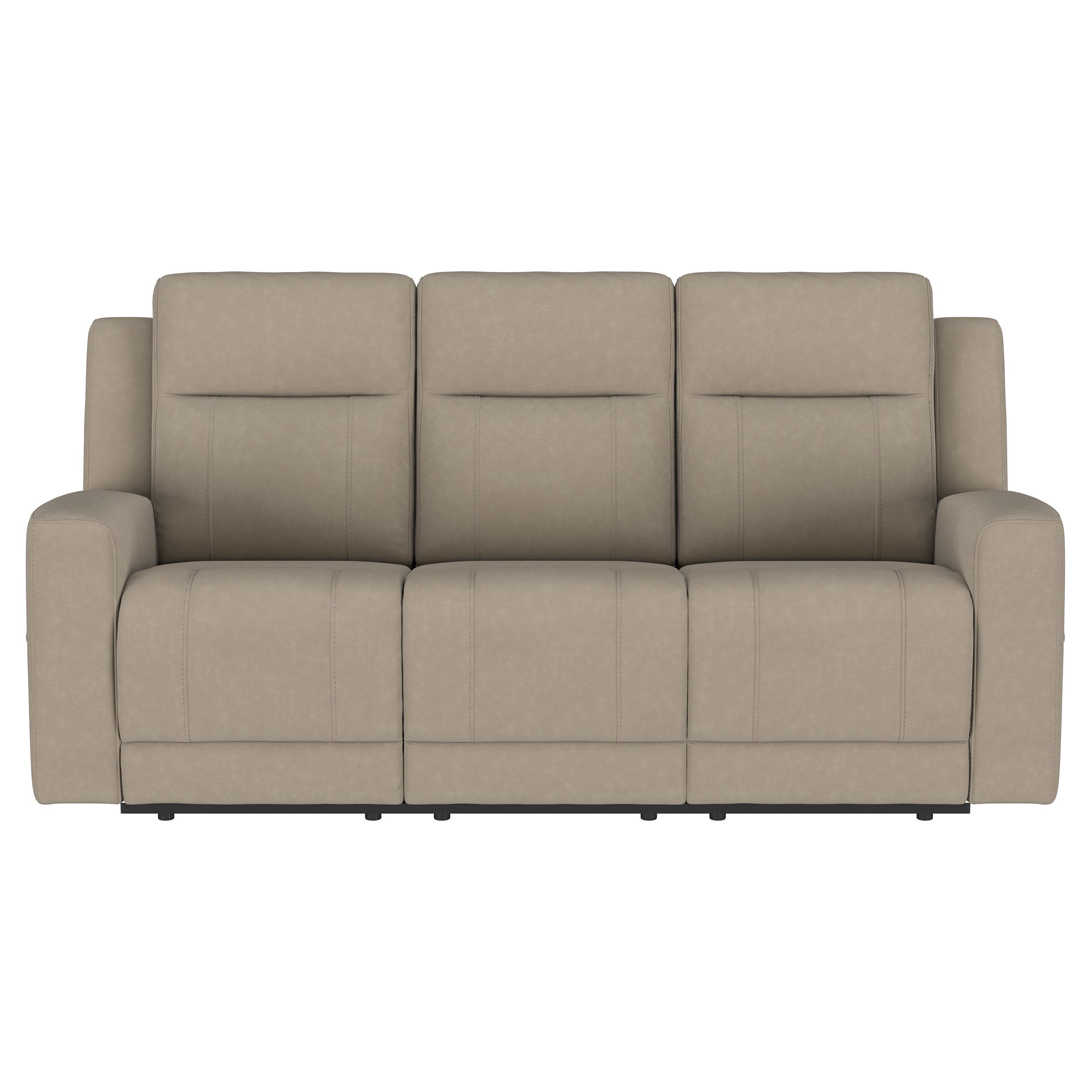 Brentwood  Upholstered Reclining Sofa Set Charcoal