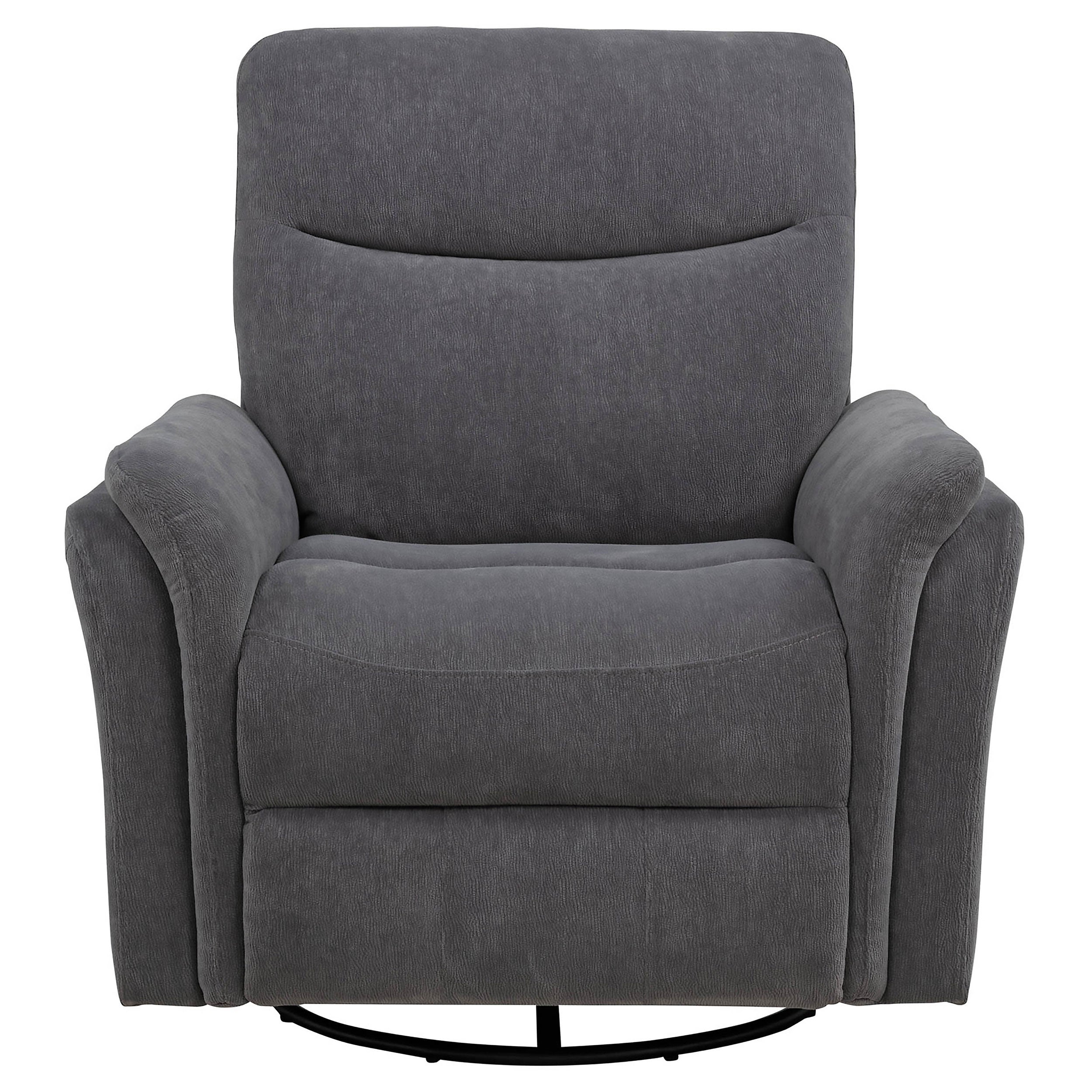 Adler Upholstered Power Swivel Glider Recliner