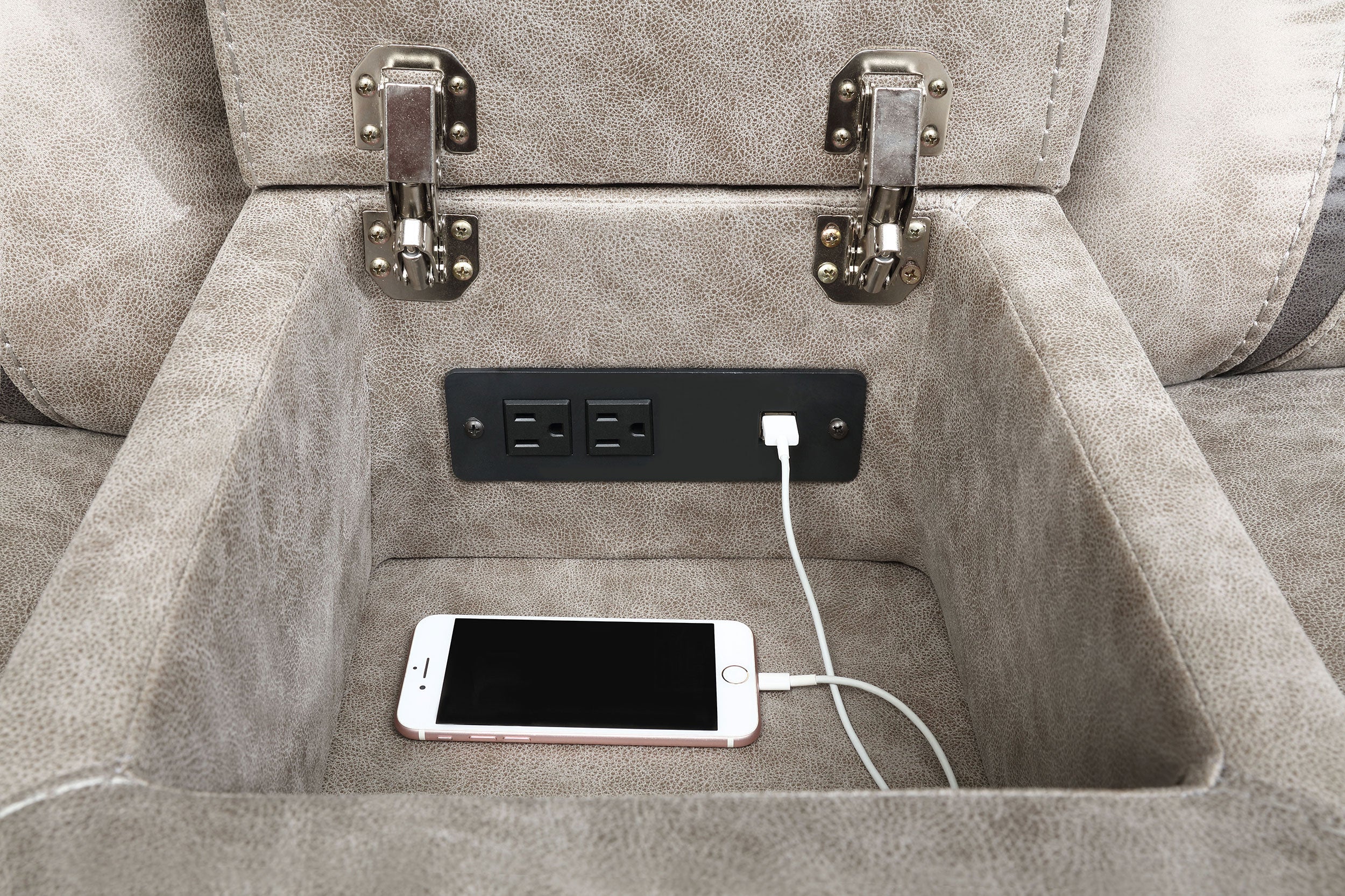 Greer  Upholstered Reclining Sofa Set Brown