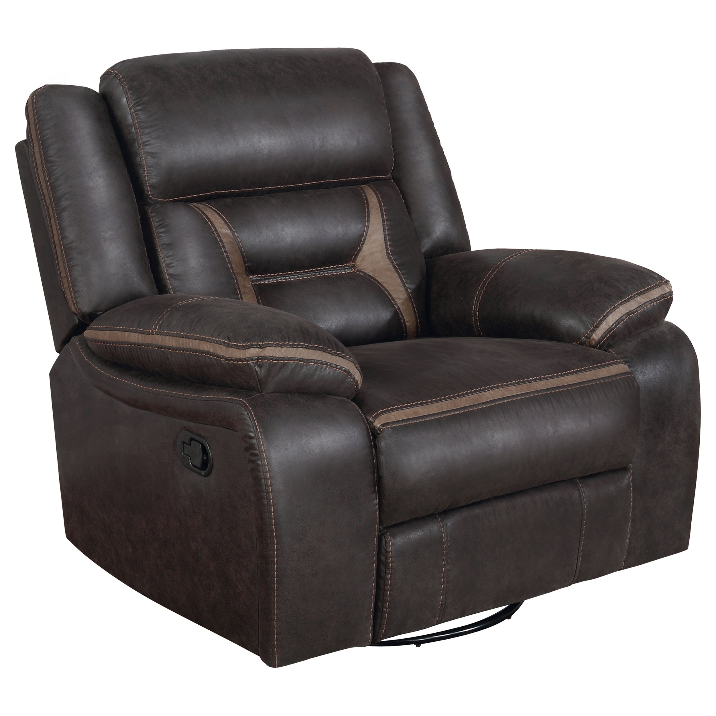 Greer  Upholstered Reclining Sofa Set Brown