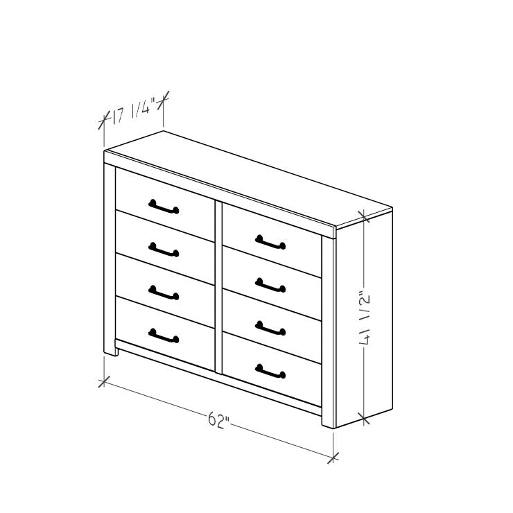 8-Drawer Dresser