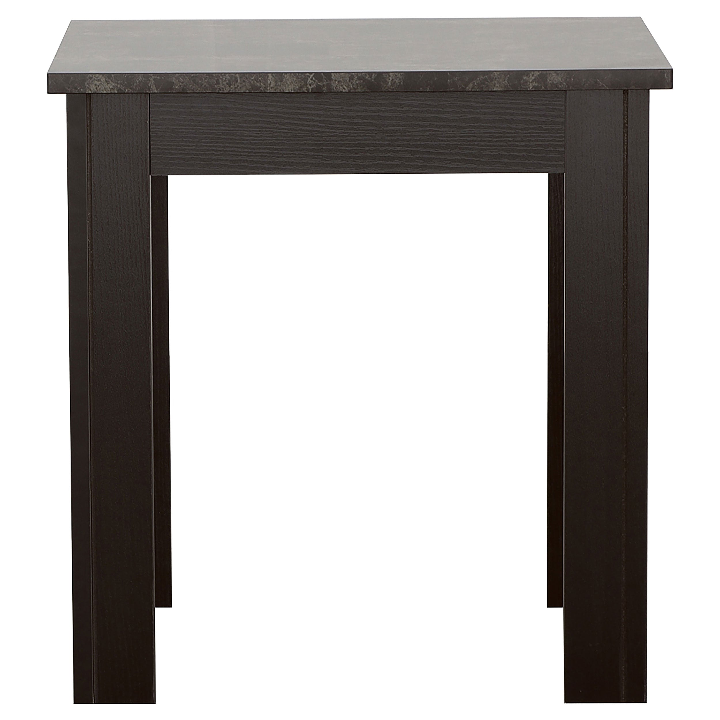 Rhodes Faux Marble Top Coffee Table Set Brown