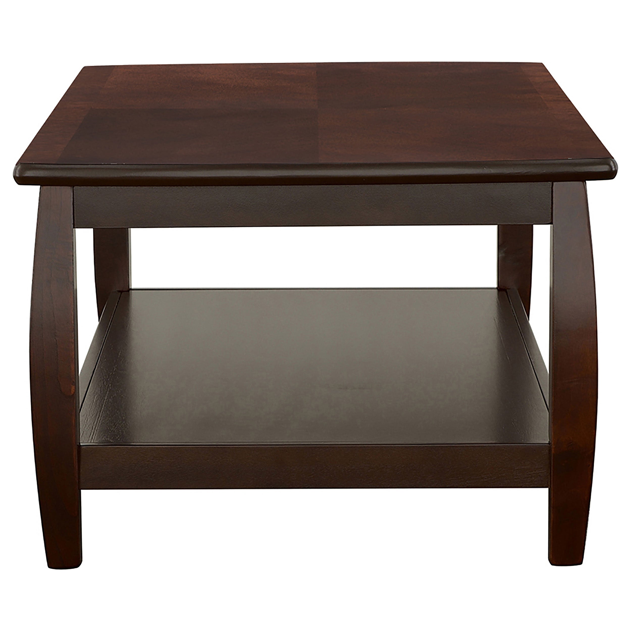 Dixon Rectangular Wood Coffee Table Set Espresso