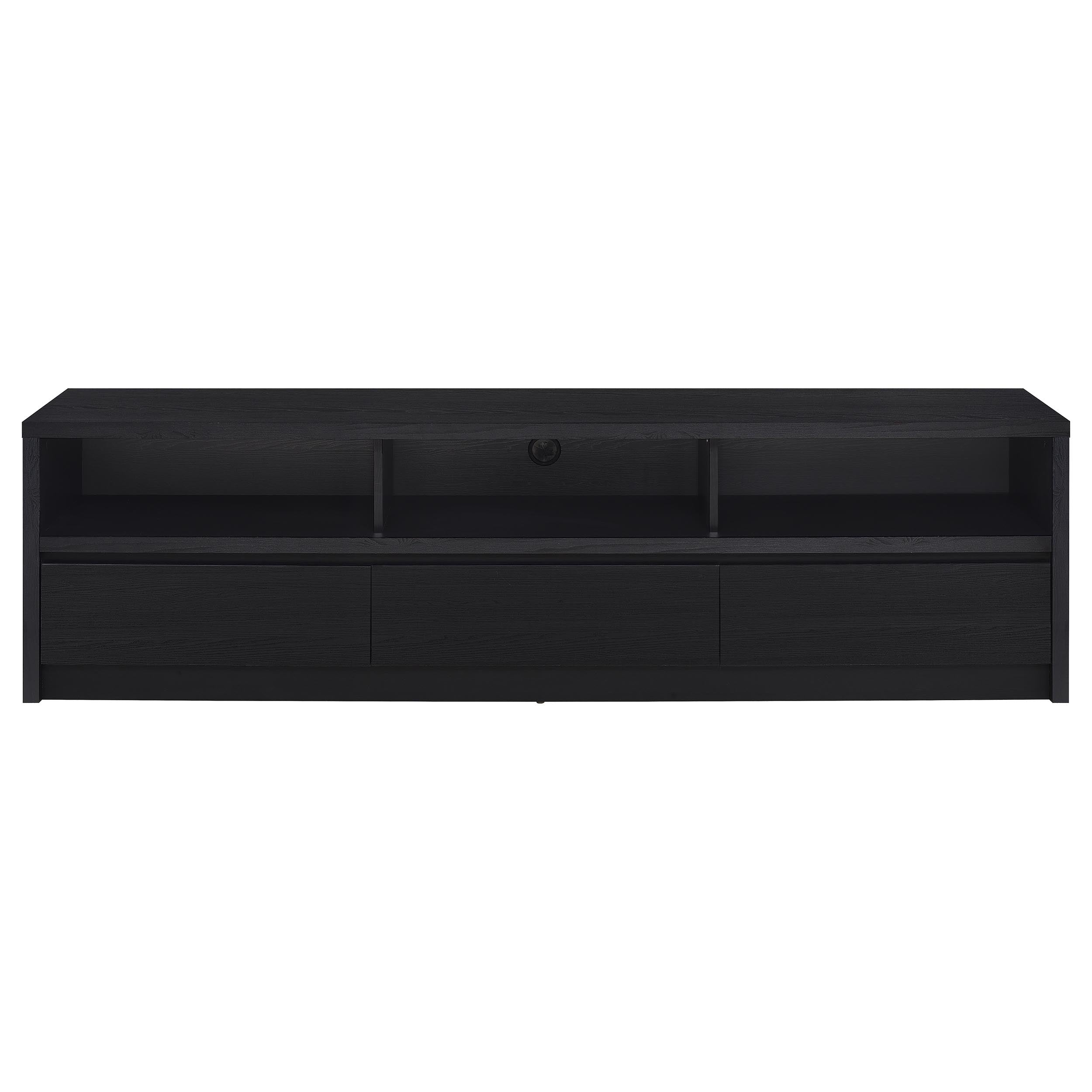 Rutland 59-inch 3-drawer TV Stand Media Console Black