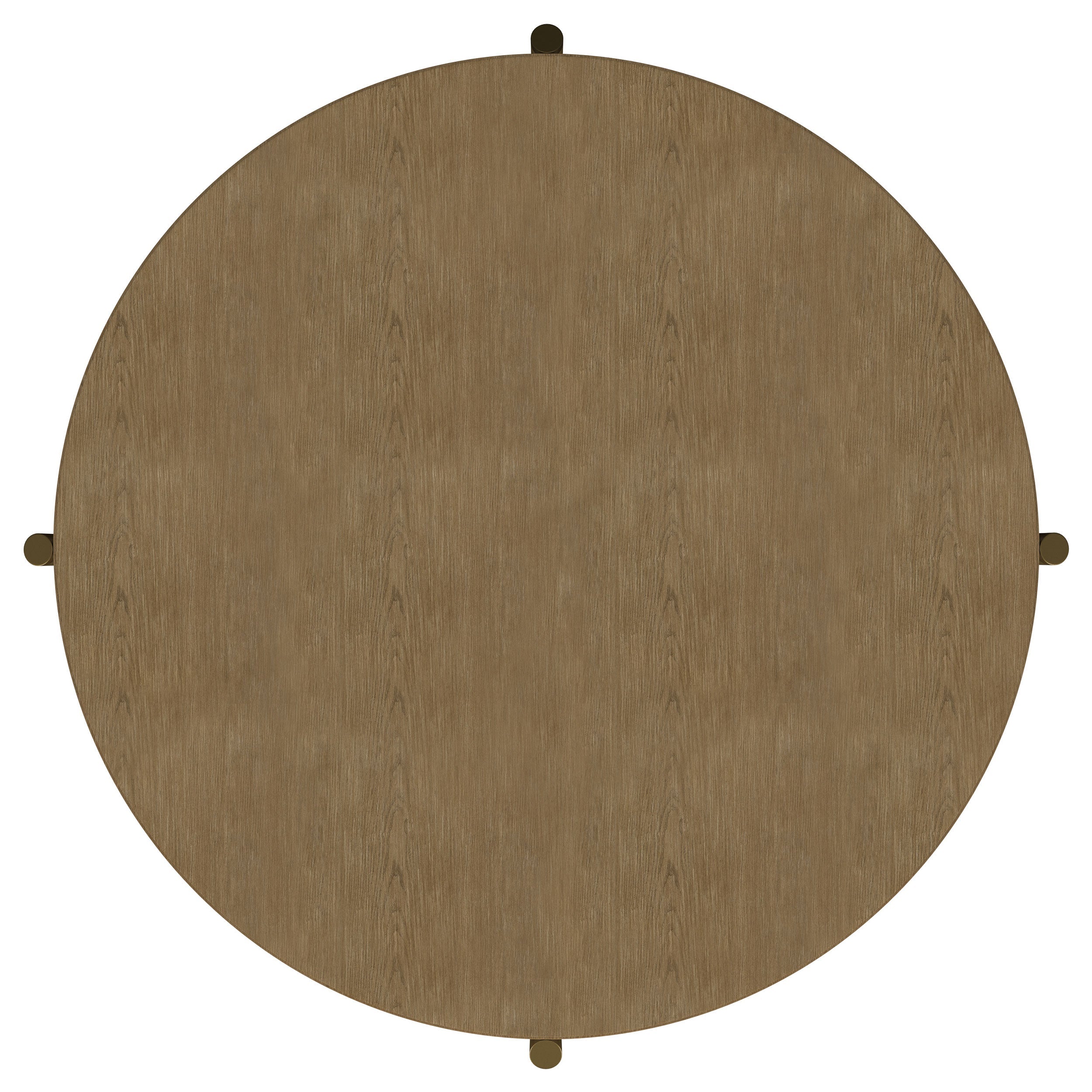 Arini Round Coffee Table With Storage Shelf