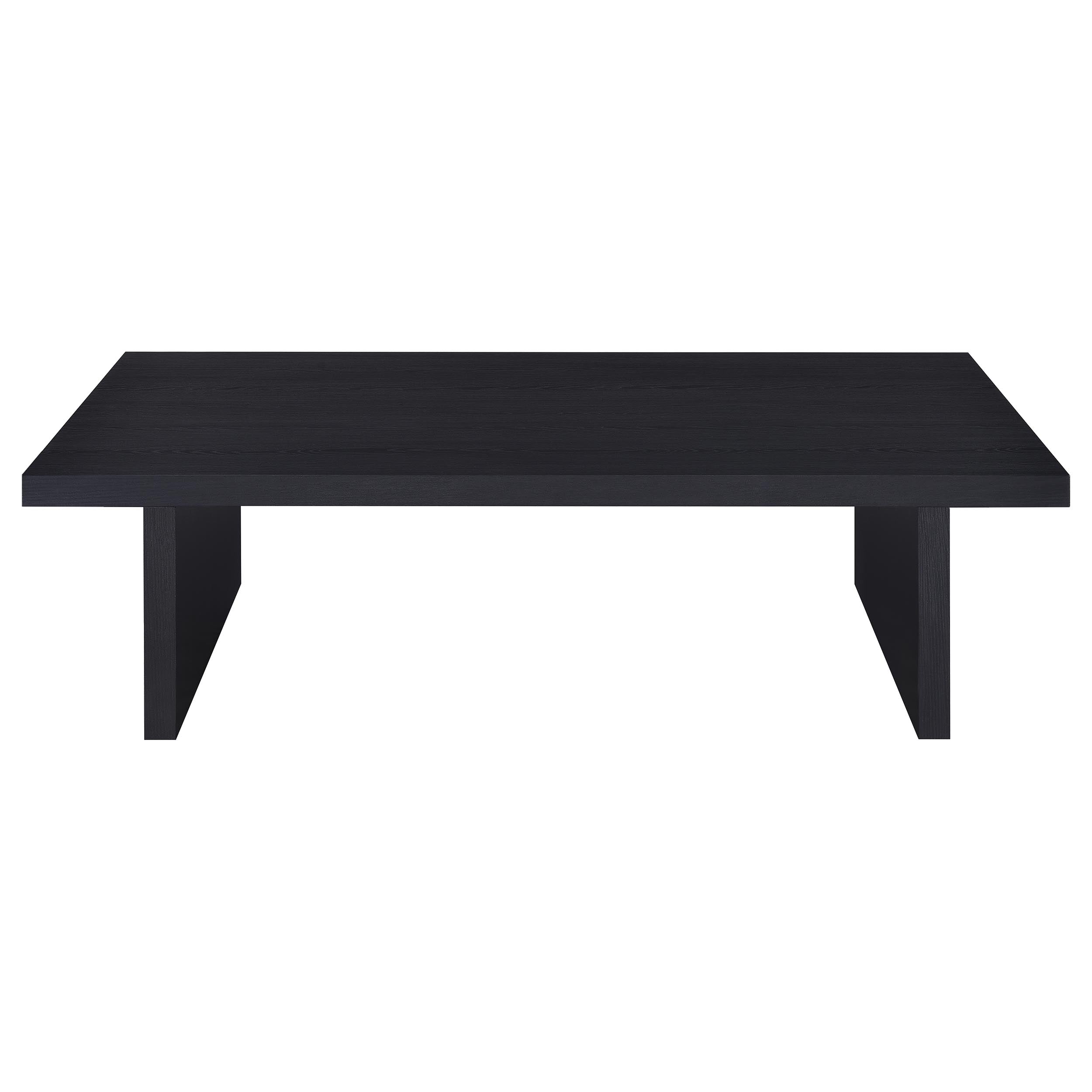 Max Rectangular Coffee and End Table Set Black