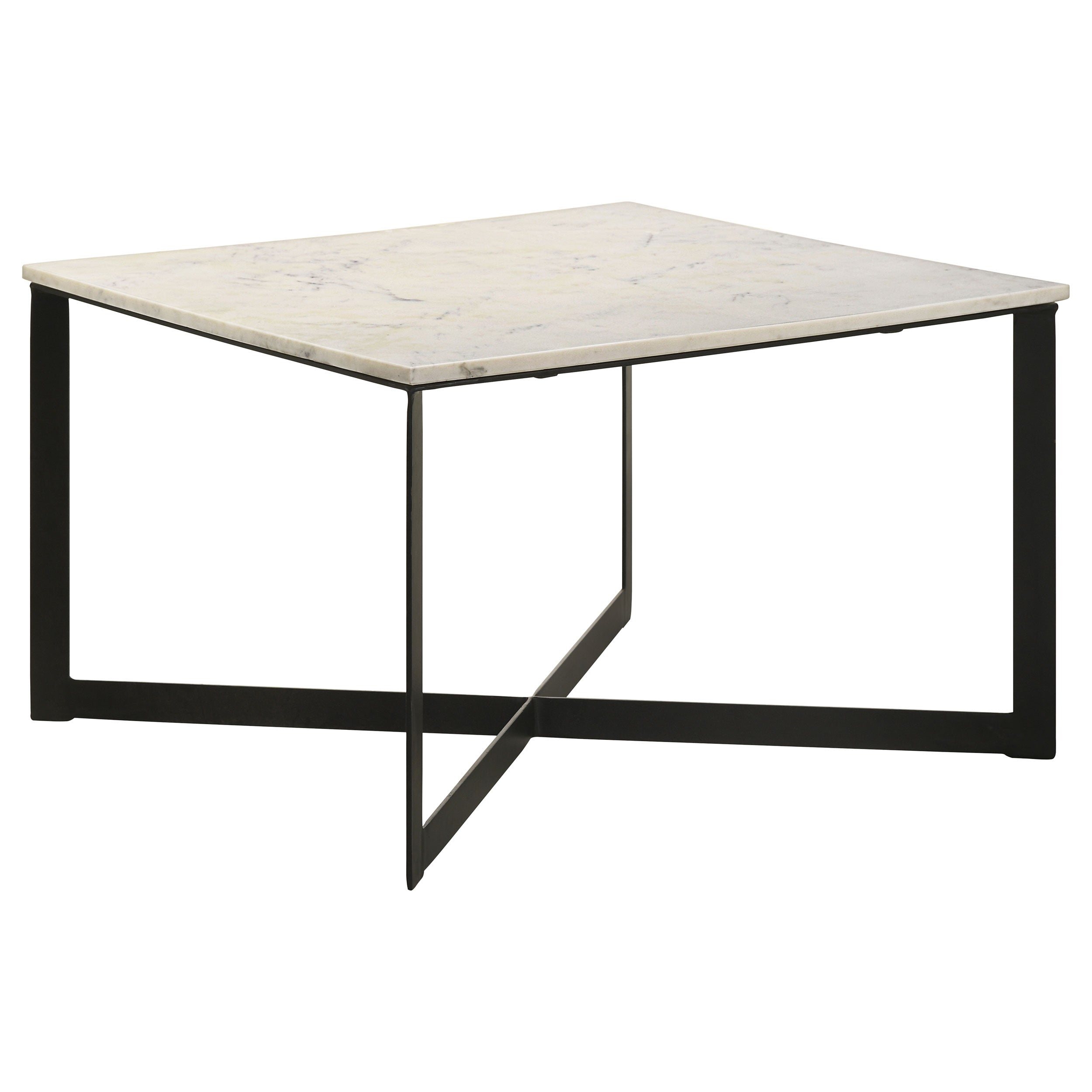 Tobin Marble Top Coffee and End Table Set White