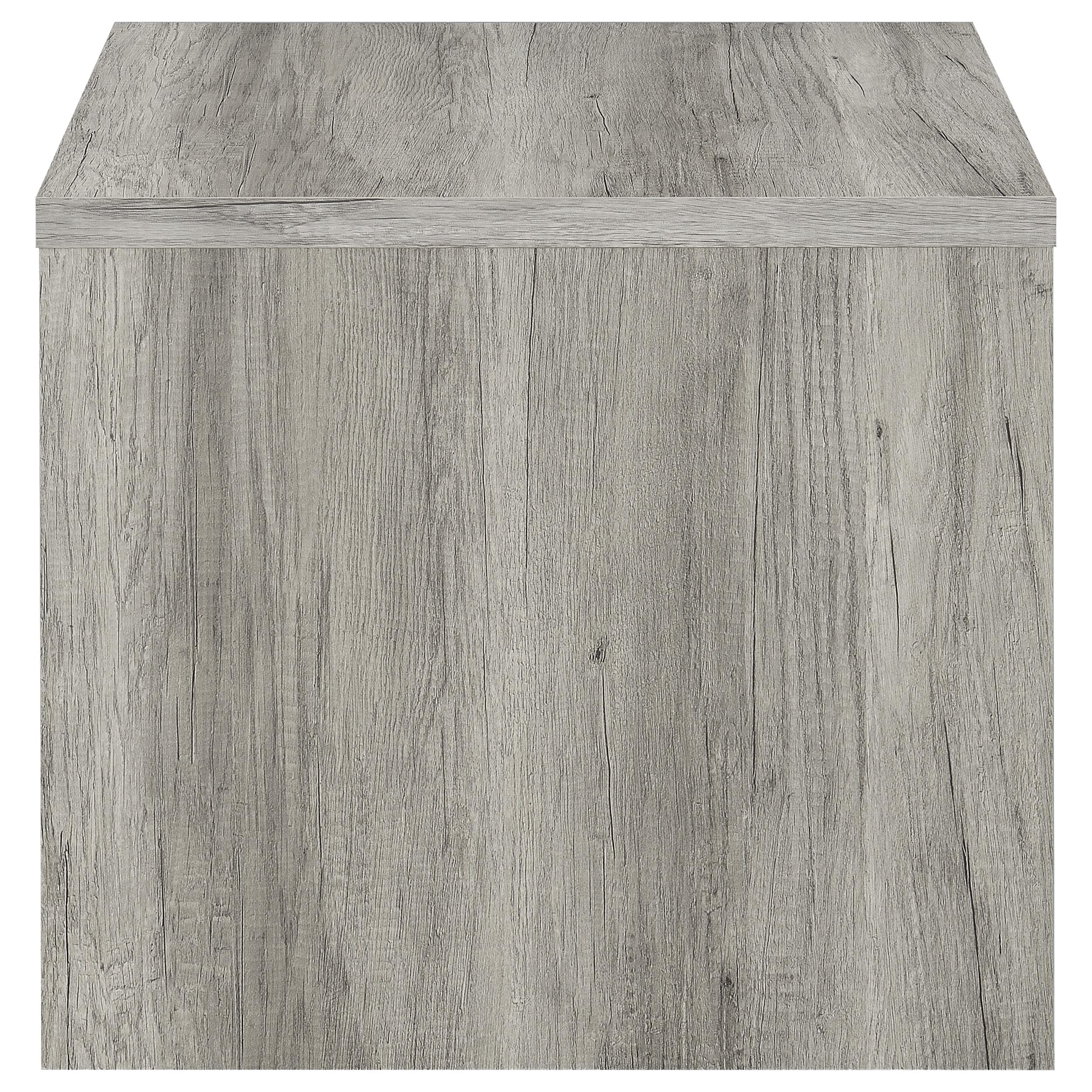 Felix 1-drawer Engineered Wood Side End Table Grey Driftwood