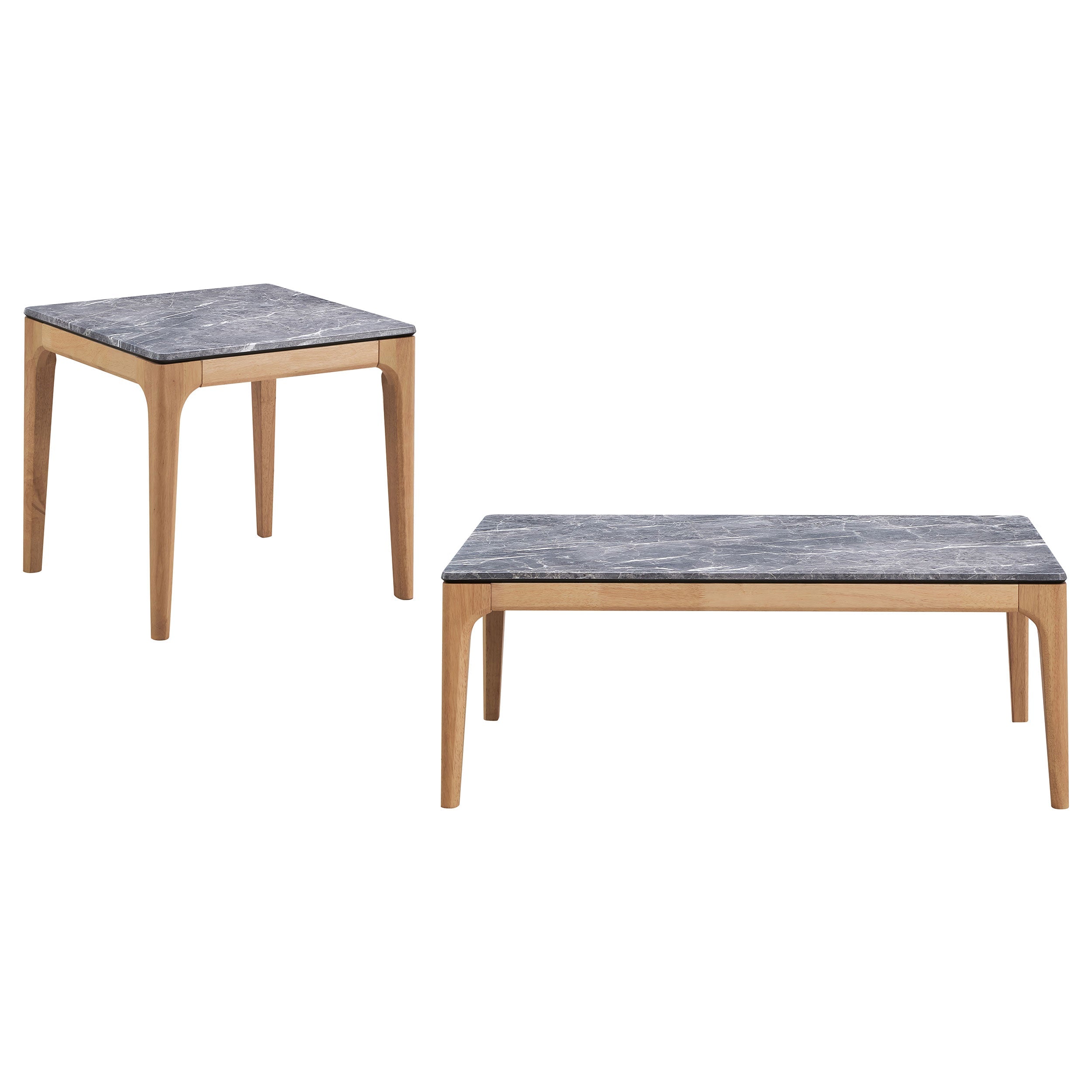 Polaris SmartTop Coffee and End Table Set Grey