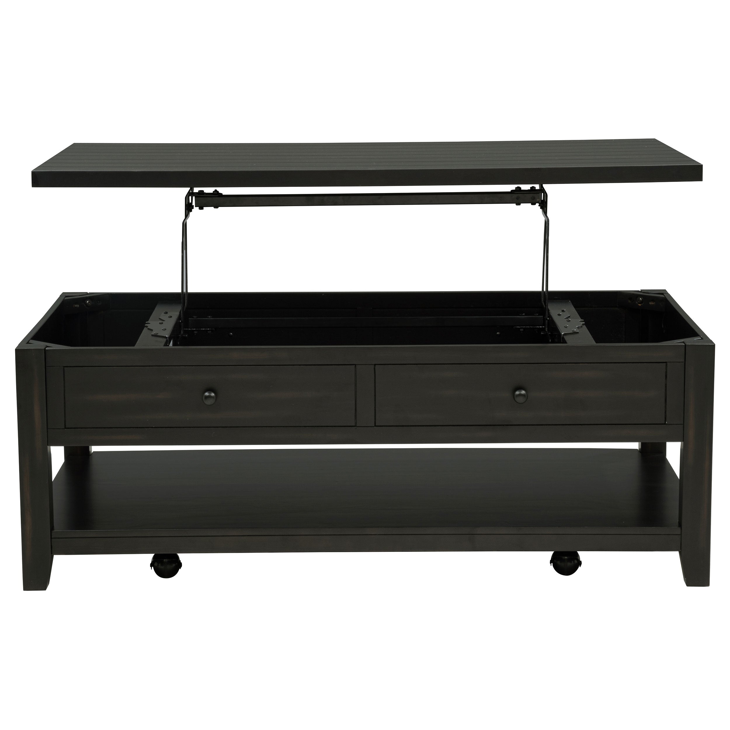 Payne 48-inch Mobile Lift Top Coffee Table Distressed