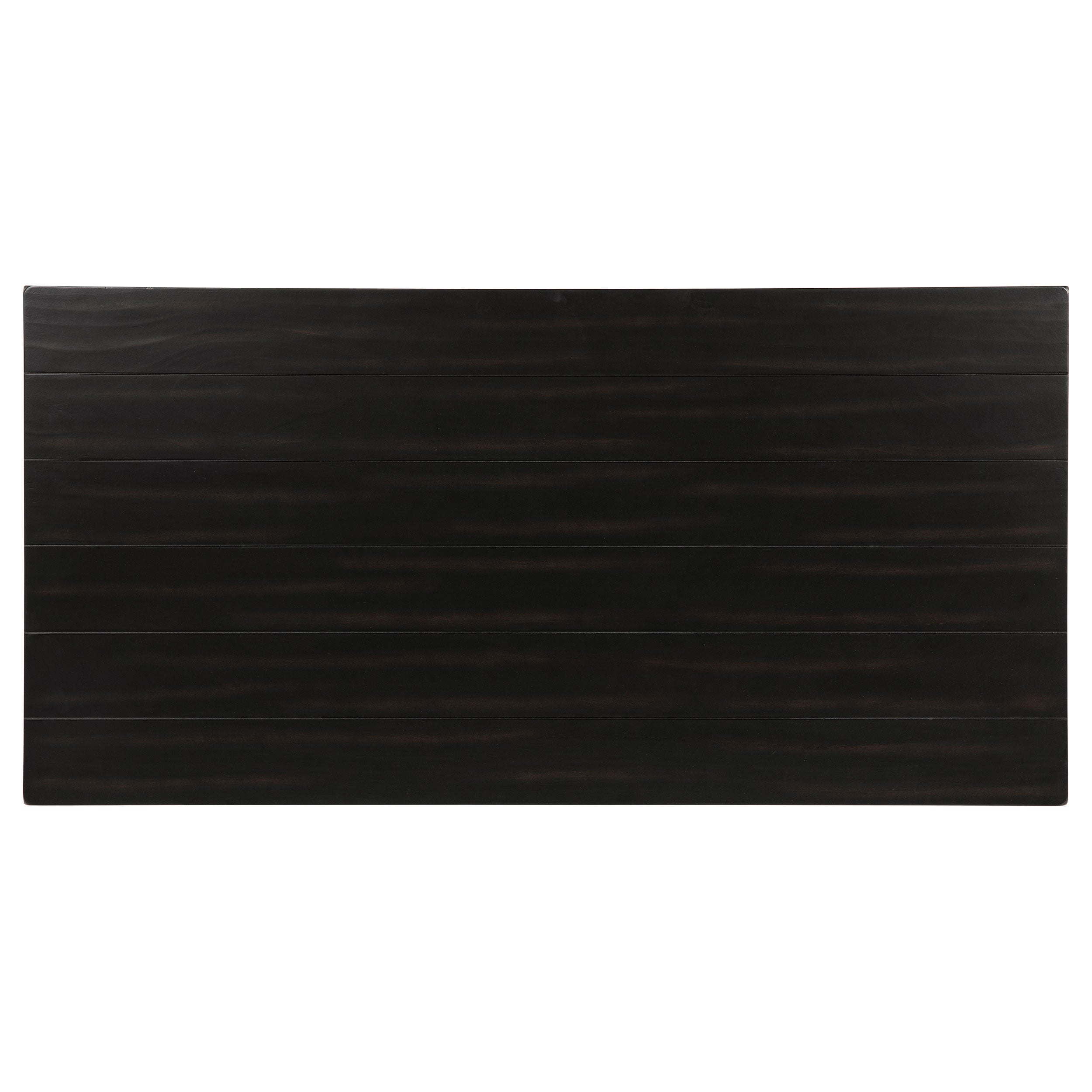 Payne Wood Coffee Table with Shelf Distressed Brown