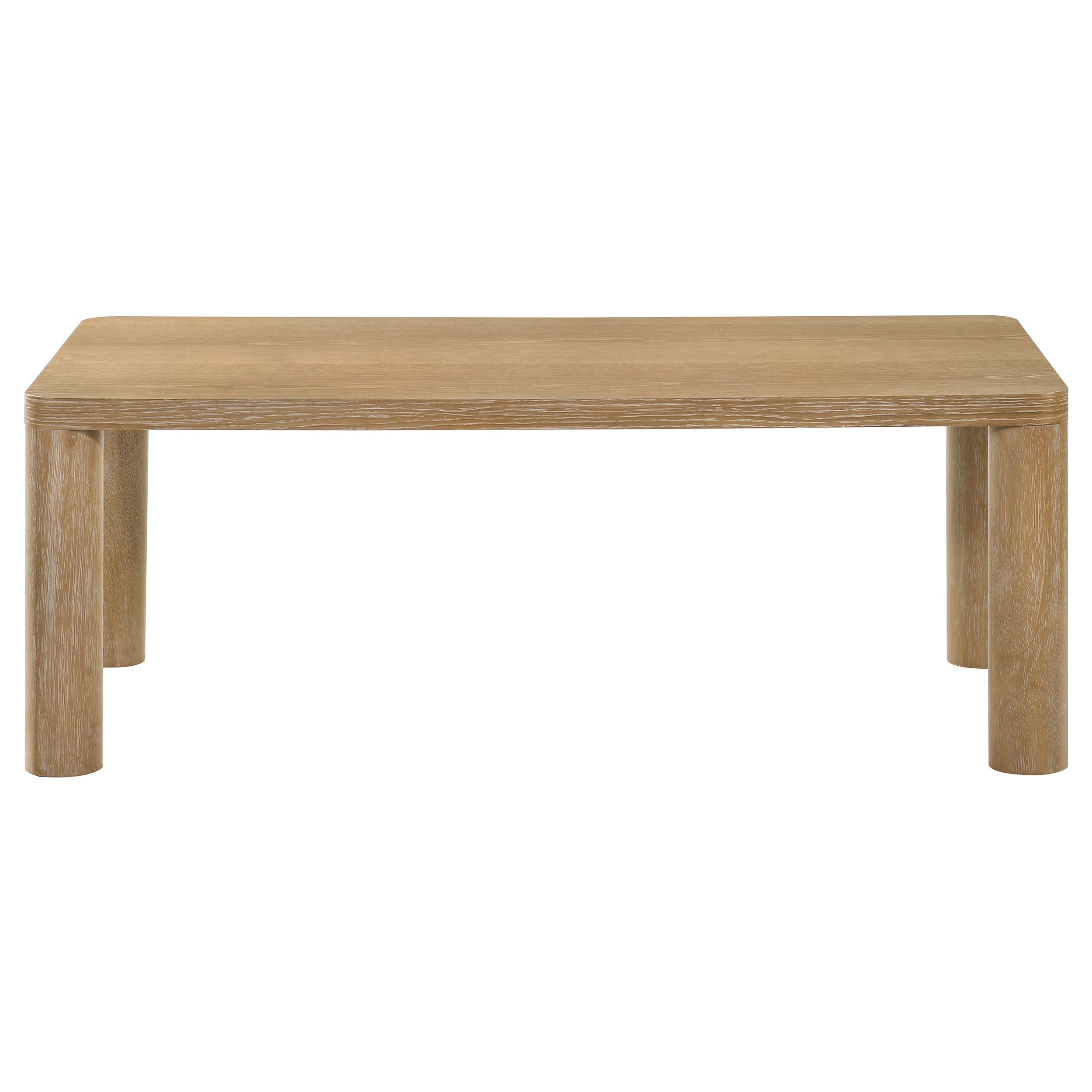 Castlewood Cocktail Coffee Table Set Light Oak