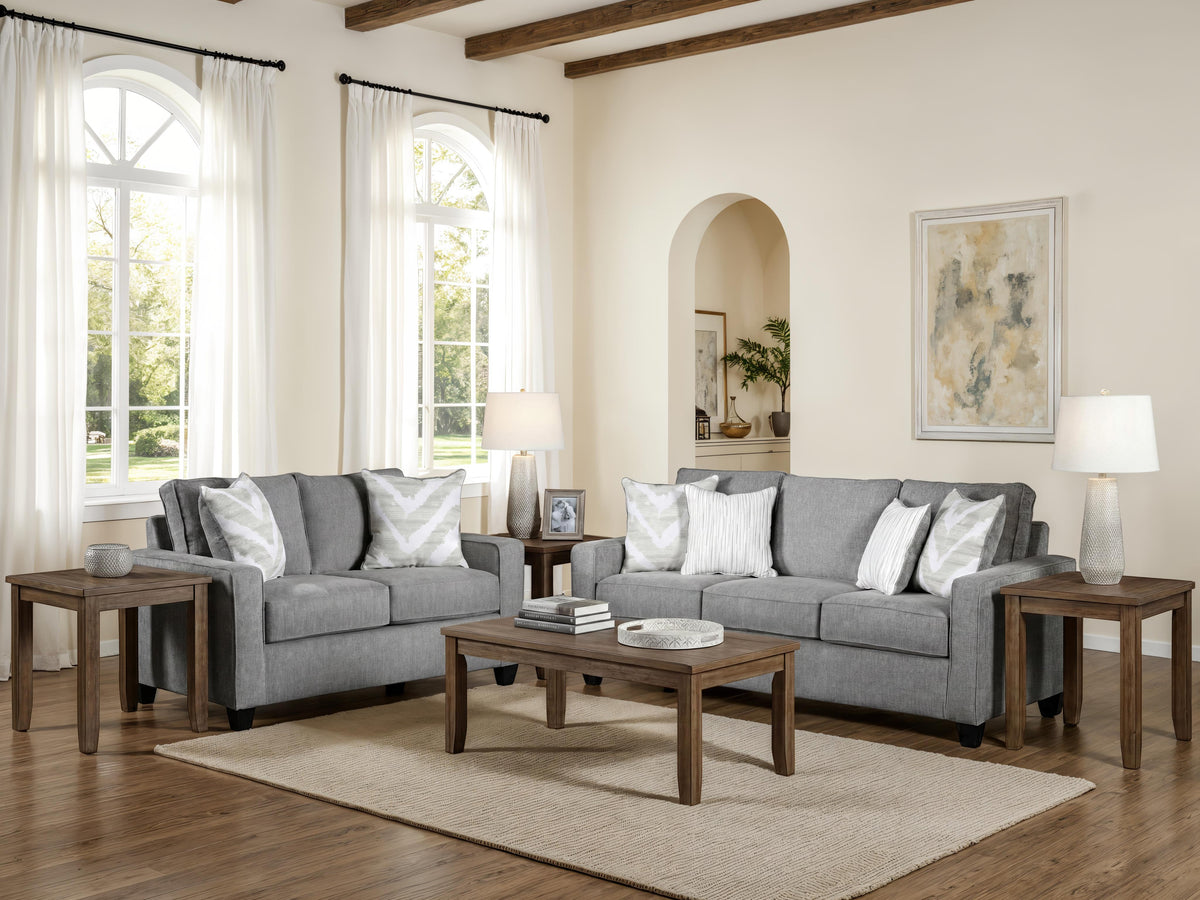 Carmine Sofa and Loveseat Set