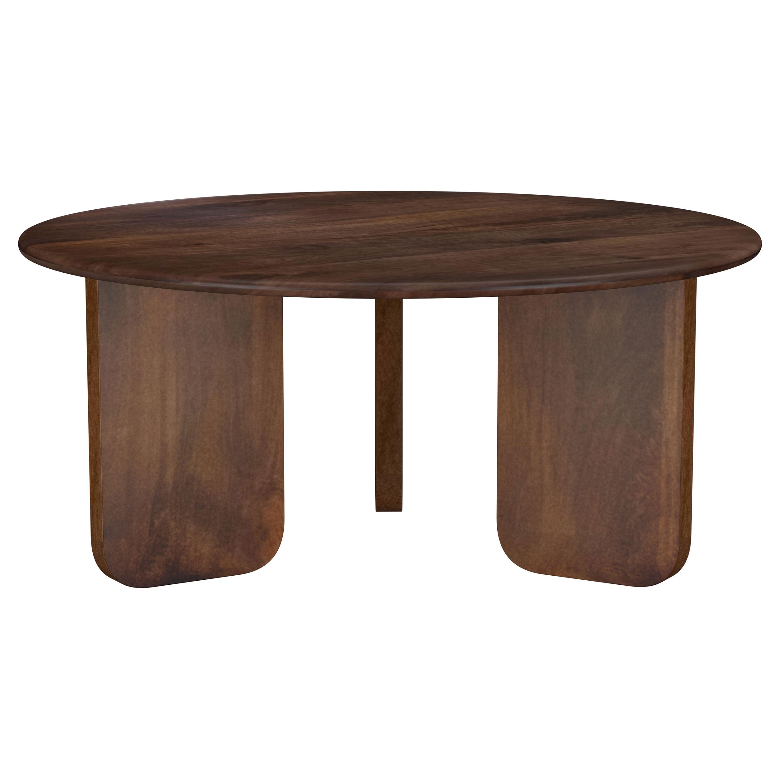 Dale Solid Wood Coffee and End Table Set Brown
