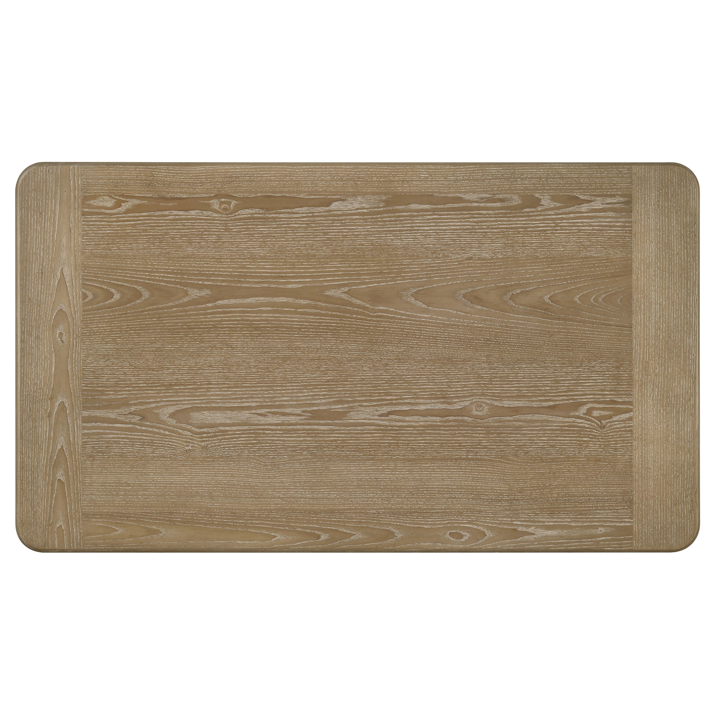 Adina Rectangular Wood Coffee Table Distressed Light Brown