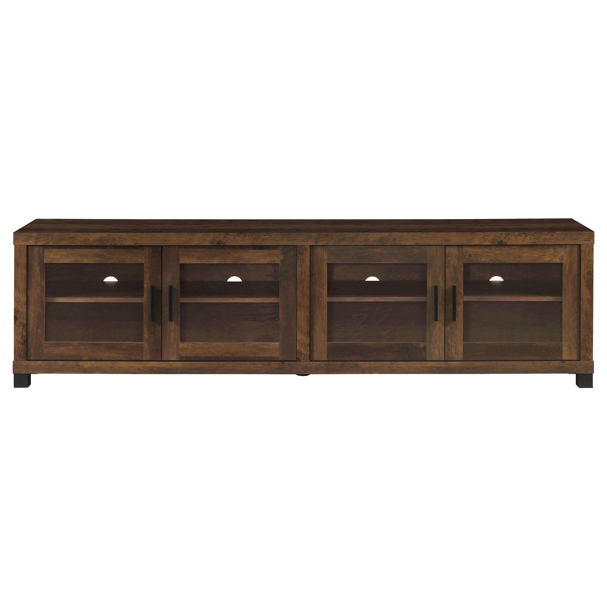 Sachin 79-inch TV Entertainment Center Antique Pine