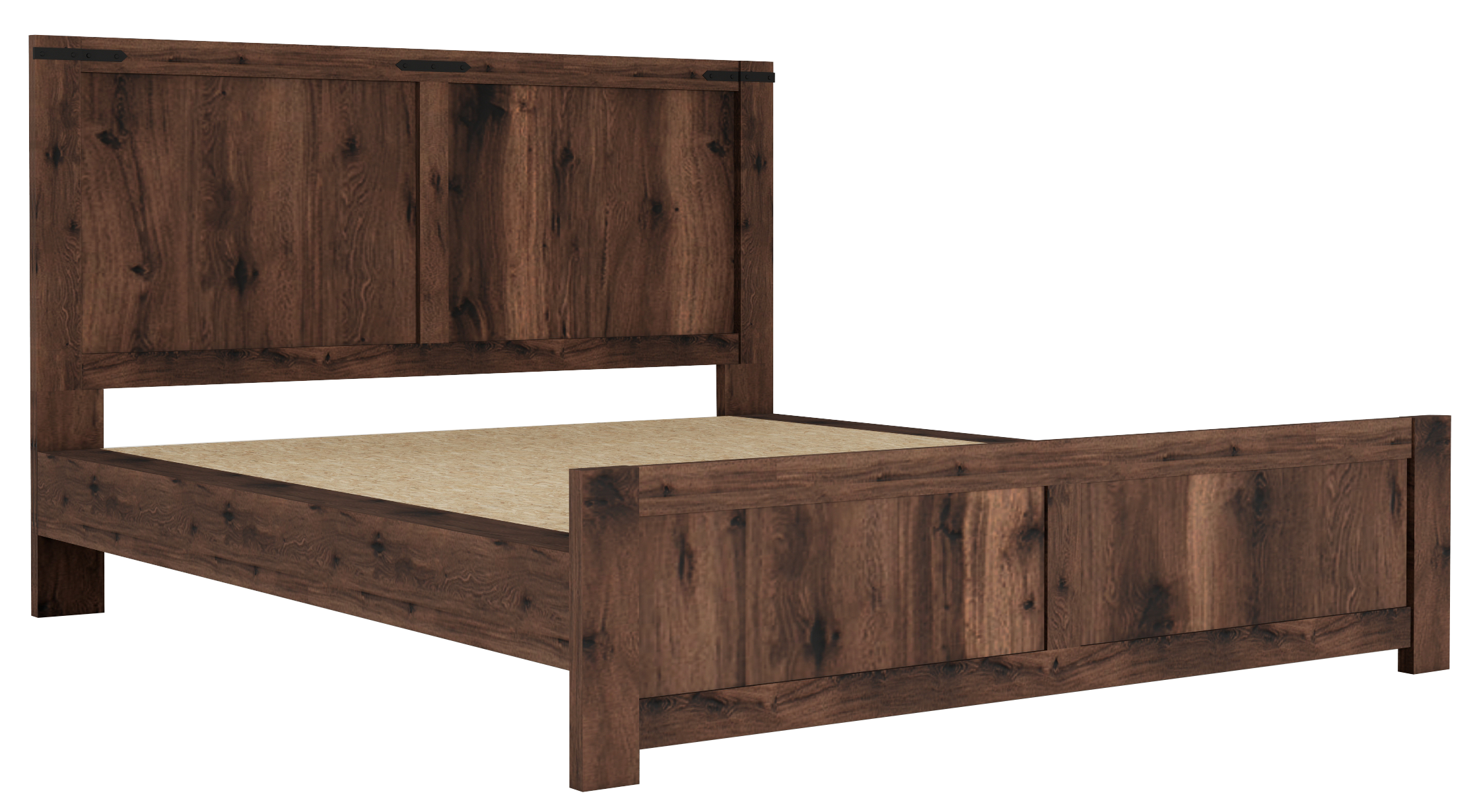 Aspen Oak Bed, Queen / King