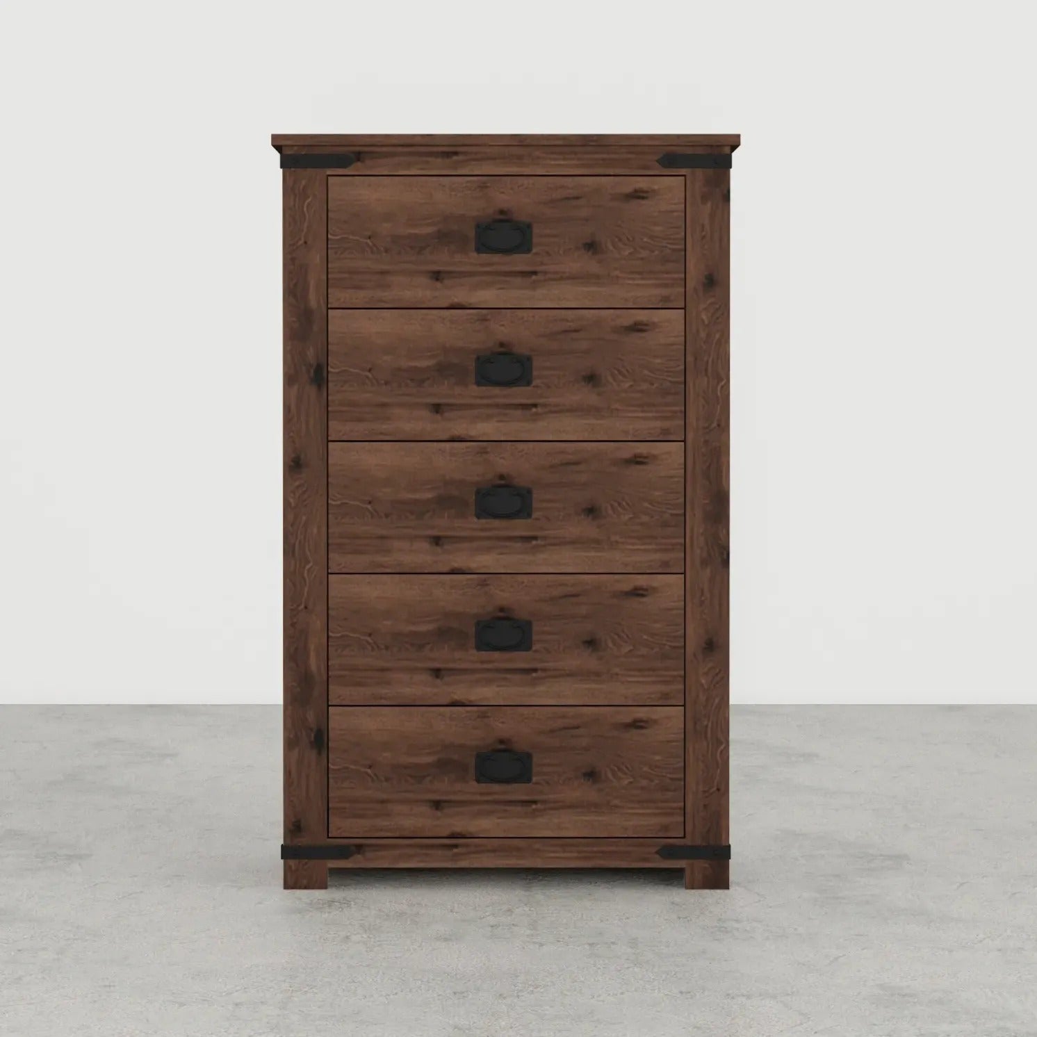 5-Drawer Chest of Drawers, Aspen Oak