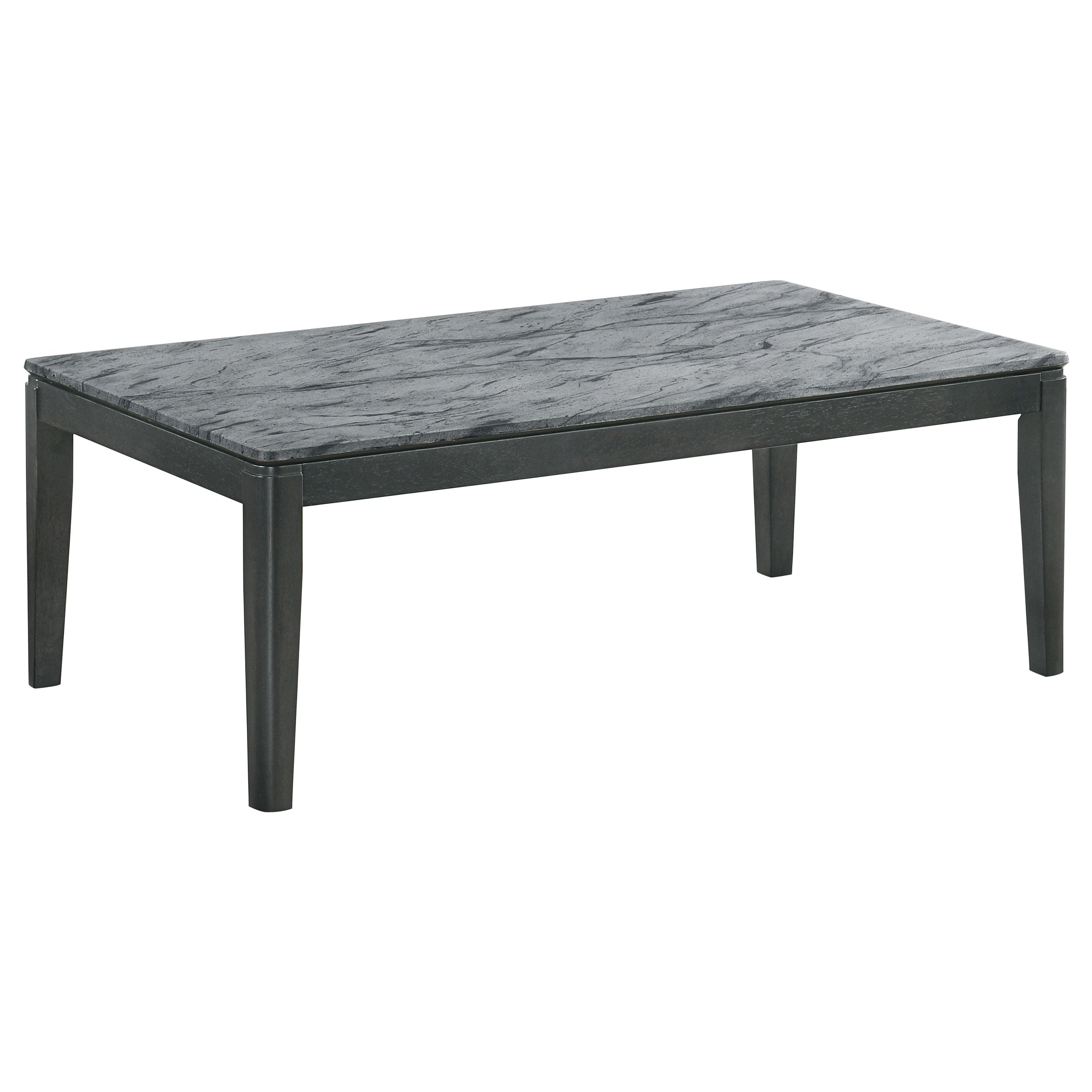 Mozzi Coffee and End Table Set Grey Faux Marble