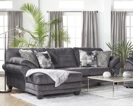 Wonderland Slate 2 Piece LAF Sectional