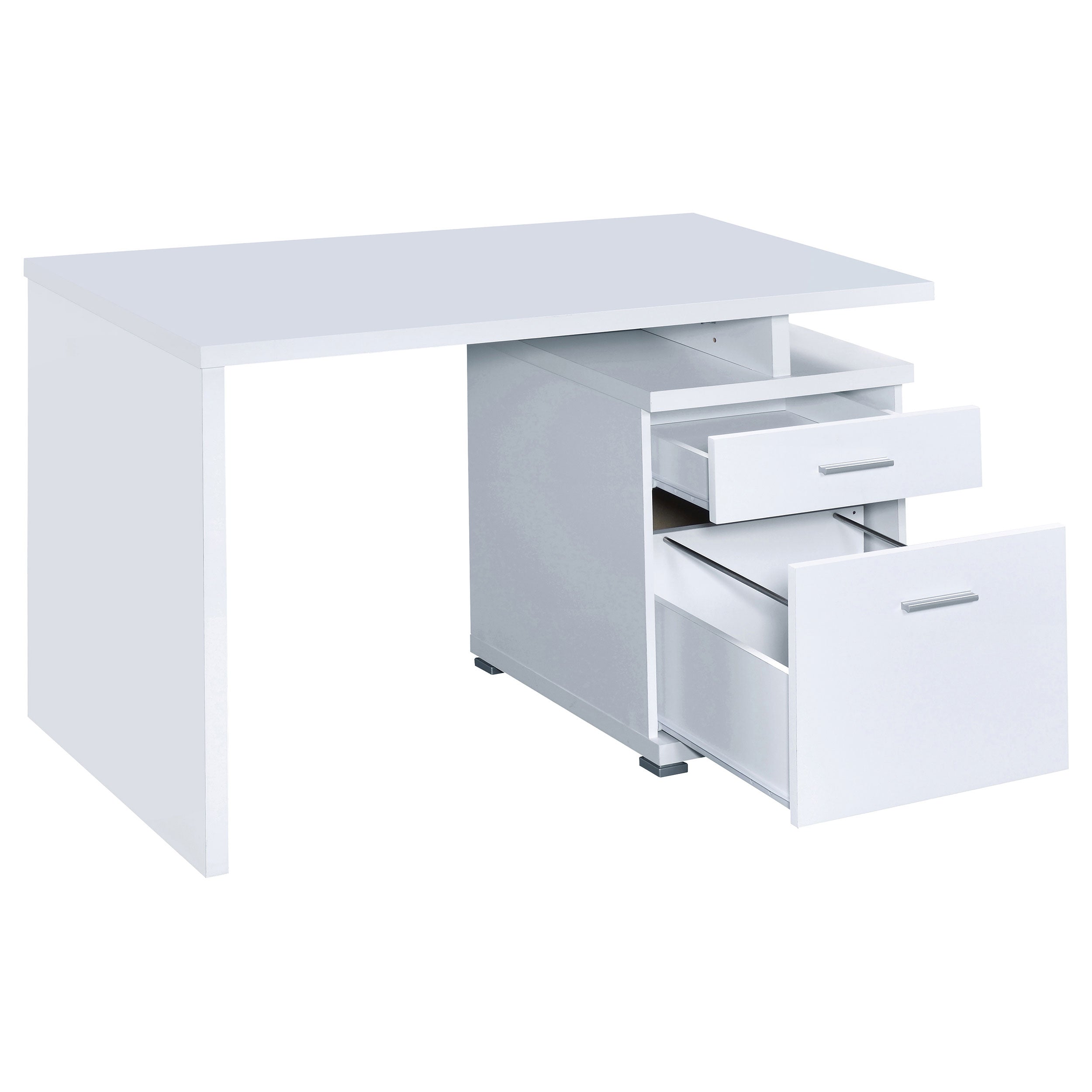 Irving 47-inch 2-drawer Office Computer Desk Cappuccino