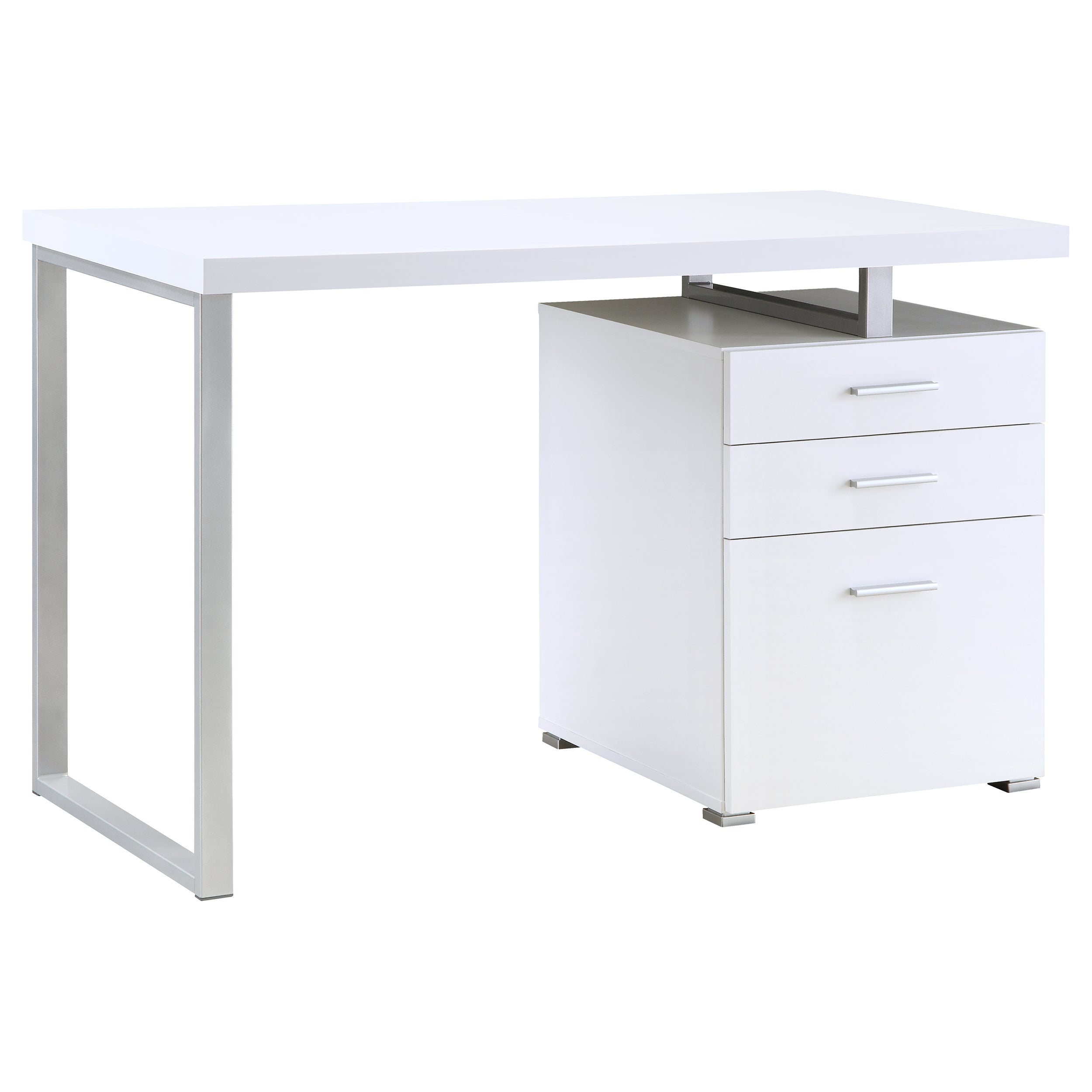 Brennan 47-inch 3-drawer Office Computer Desk Cappuccino