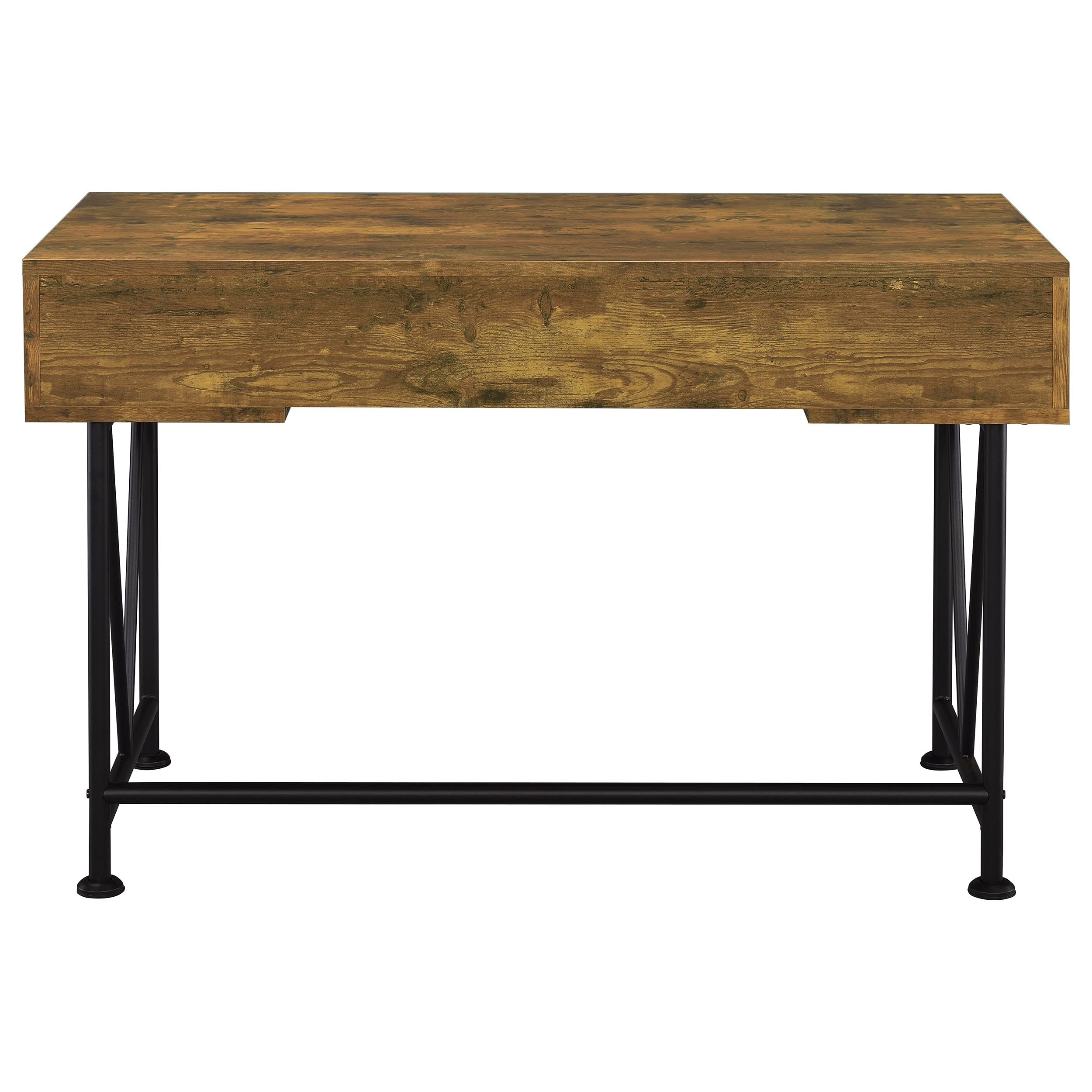 Analiese 47-inch 3-drawer Writing Desk Rustic Nutmeg
