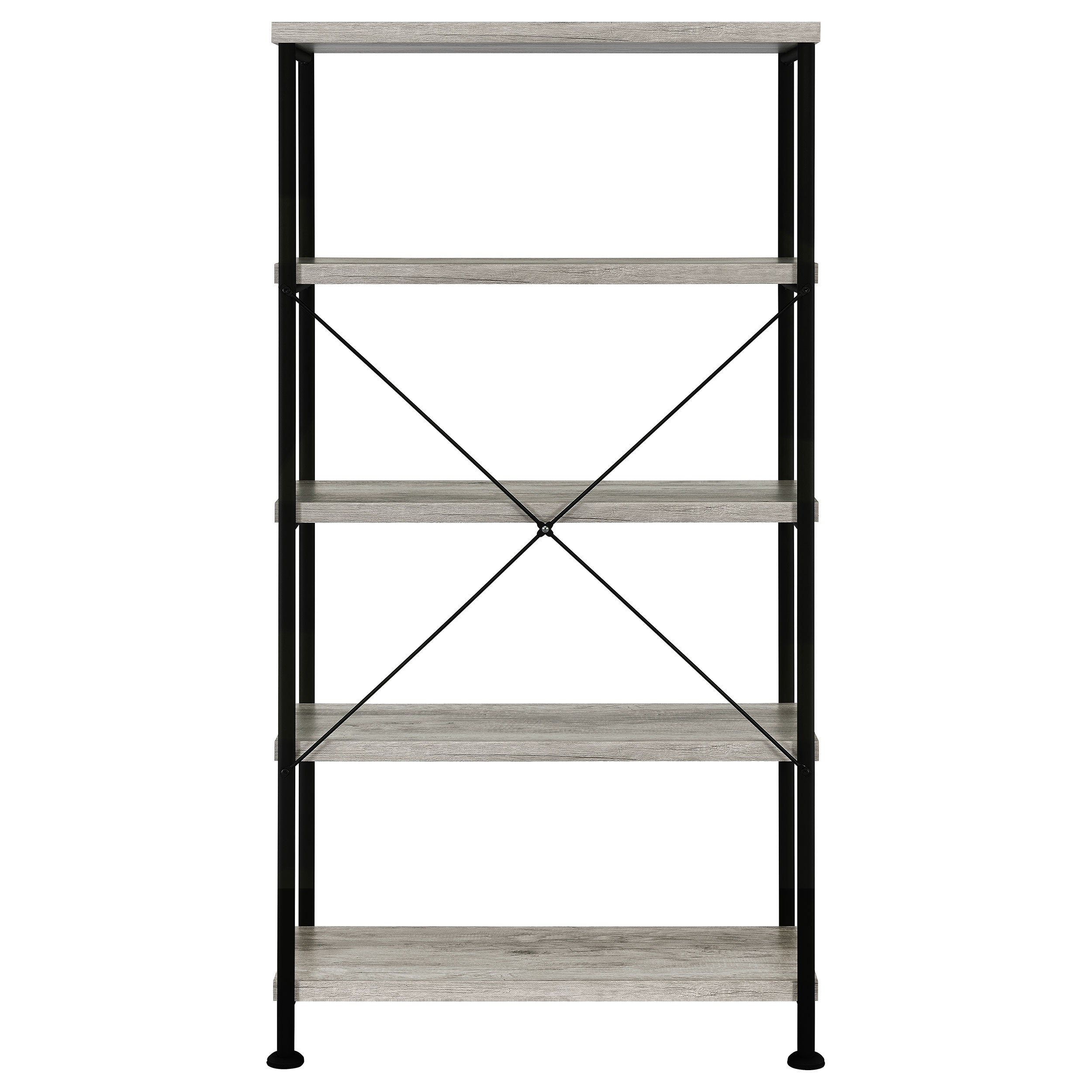Analiese 63-inch 4-shelf Bookshelf Grey Driftwood