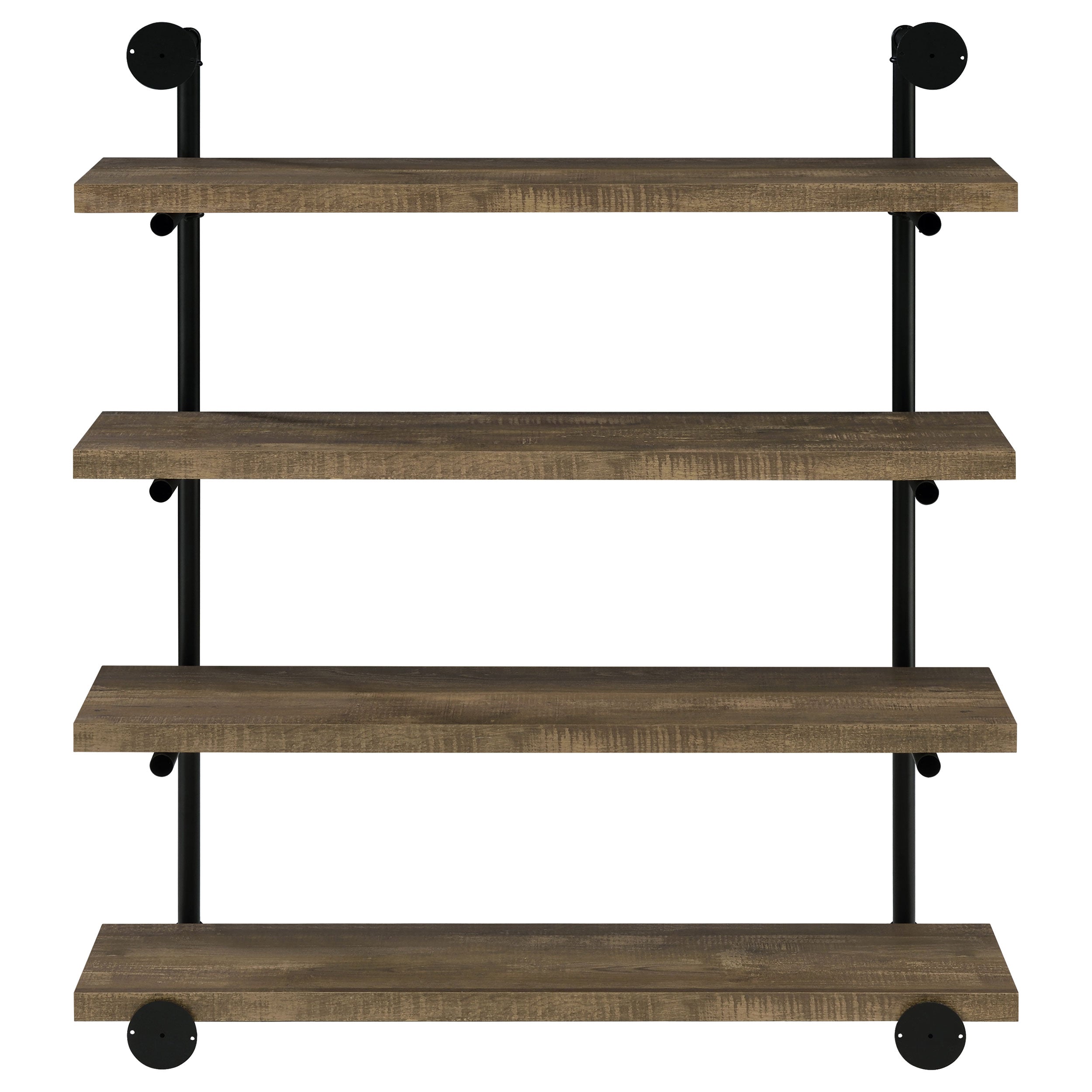 Elmcrest 24-inch 4-shelf Wall Bookshelf Grey Driftwood