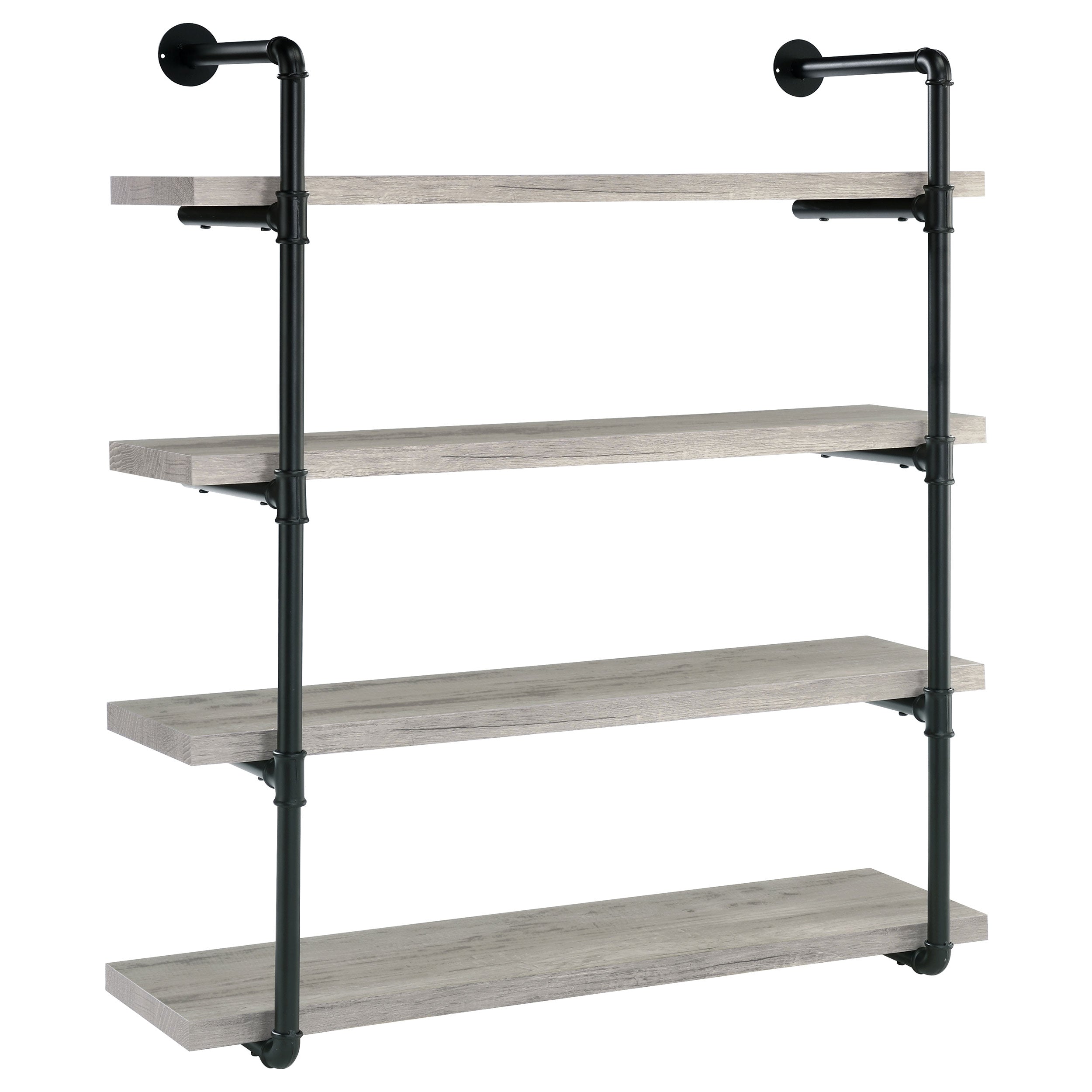 Elmcrest 24-inch 4-shelf Wall Bookshelf Grey Driftwood