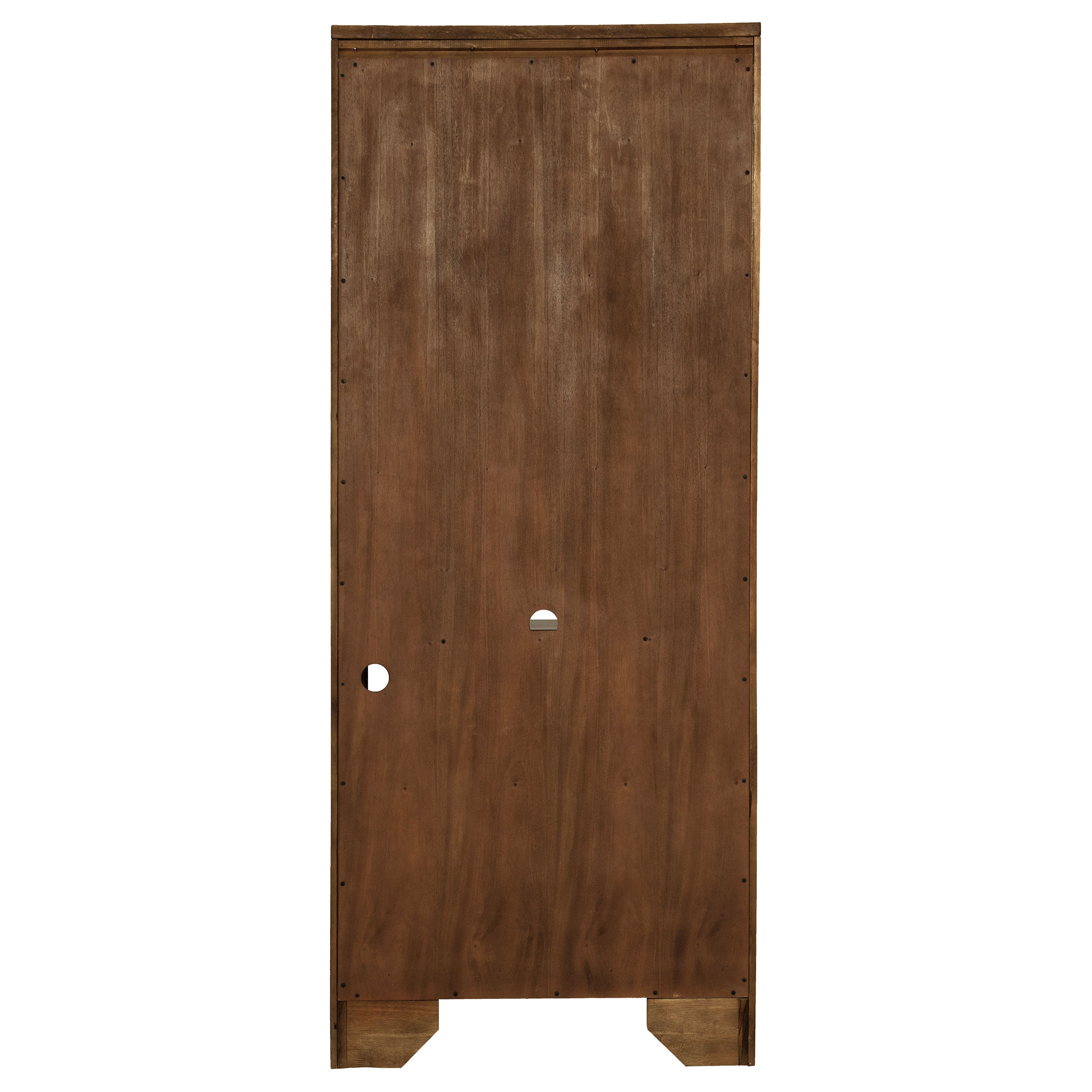 Hartshill 78-inch 3-shelf Cabinet Bookcase Burnished Oak